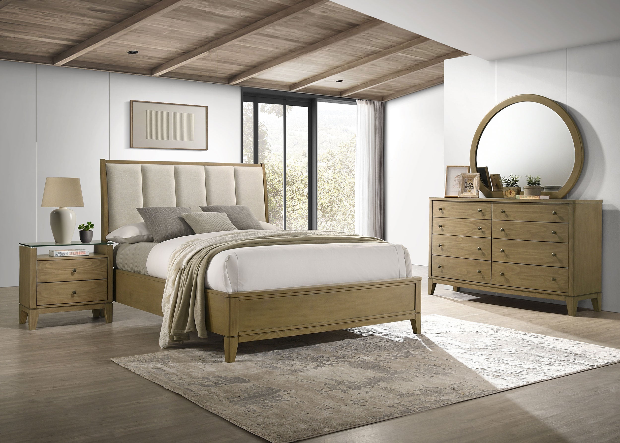 Granada Bedroom Set Natural Pine