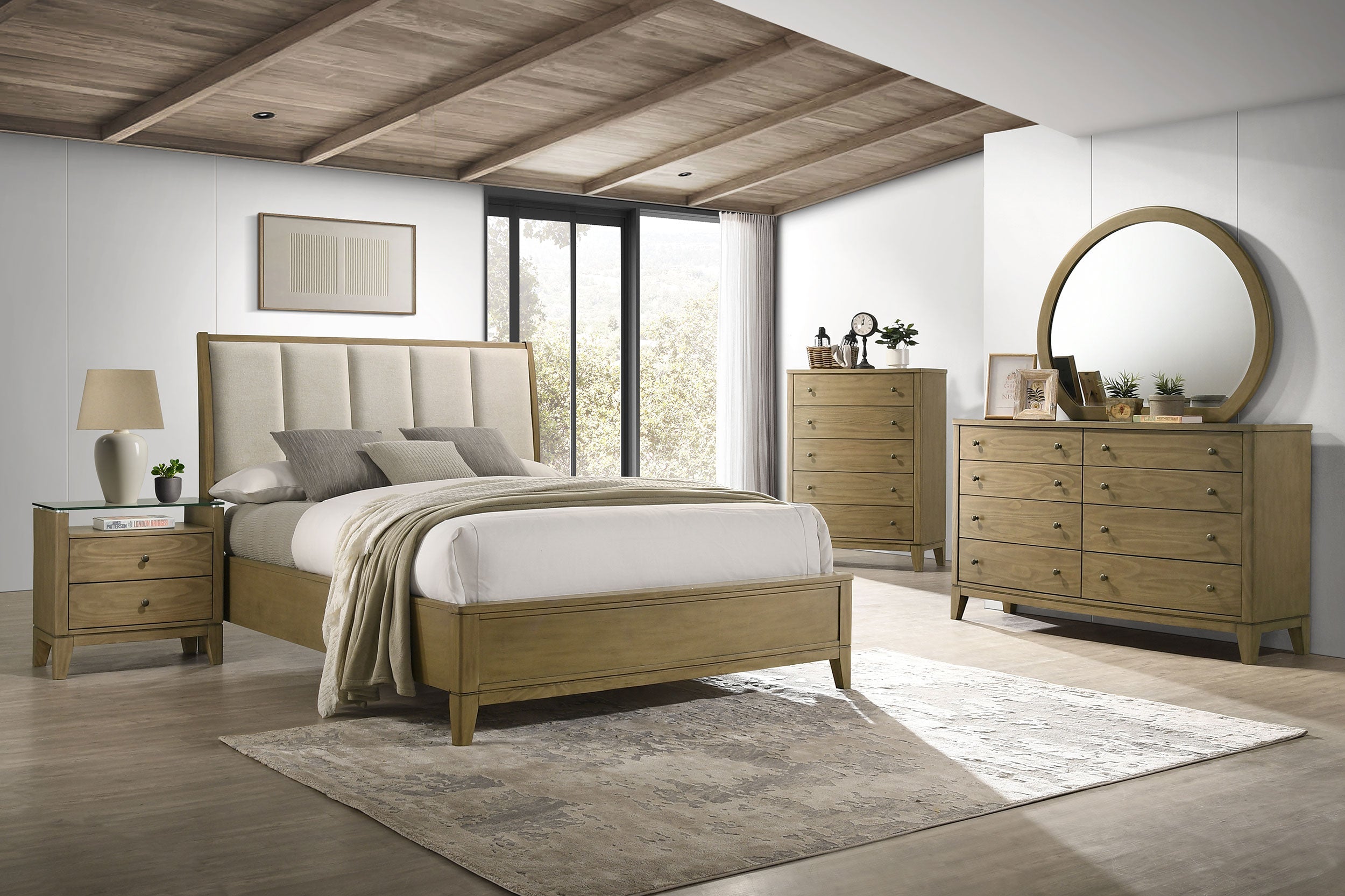 Granada Bedroom Set Natural Pine