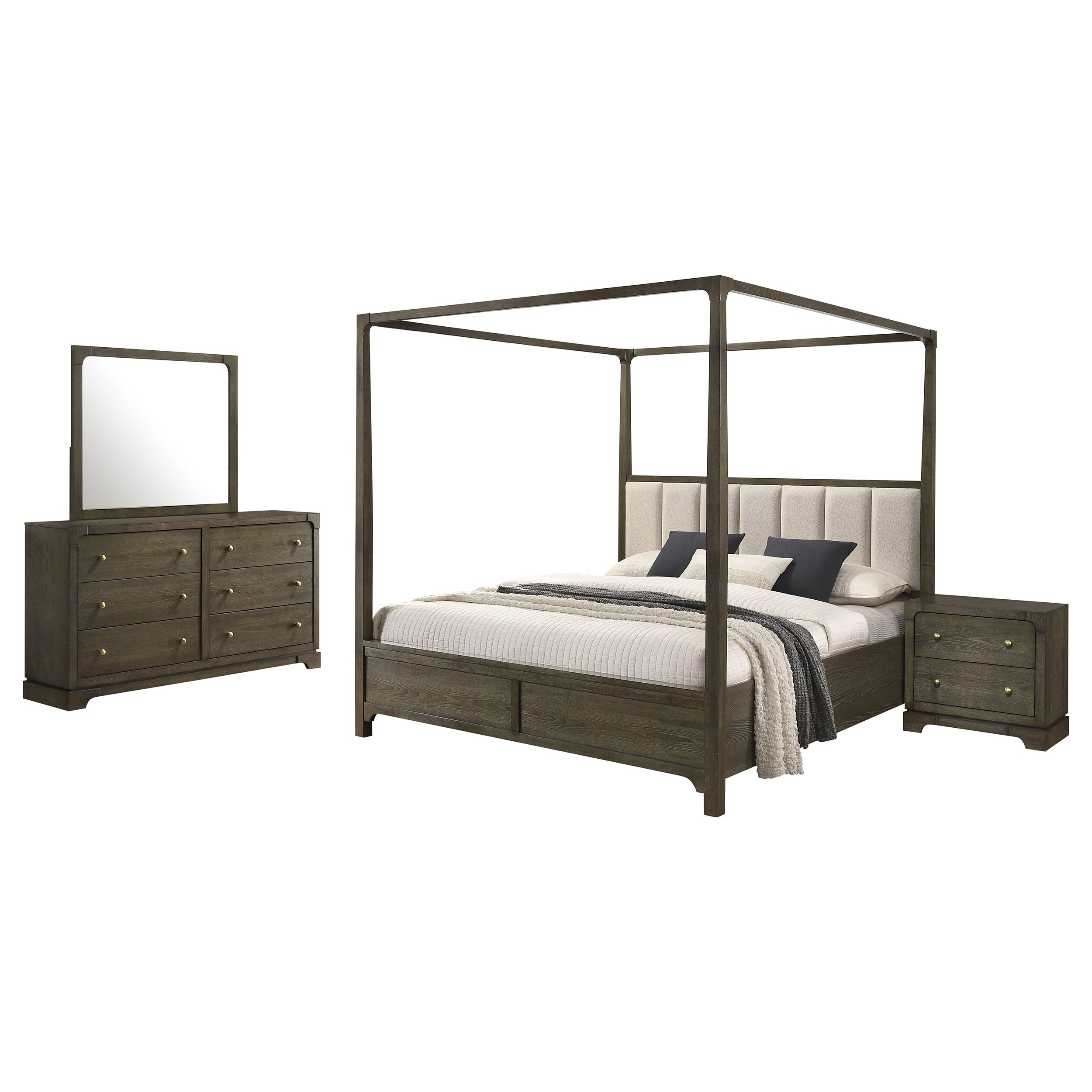 Gran Park Bedroom Set Dark Cocoa