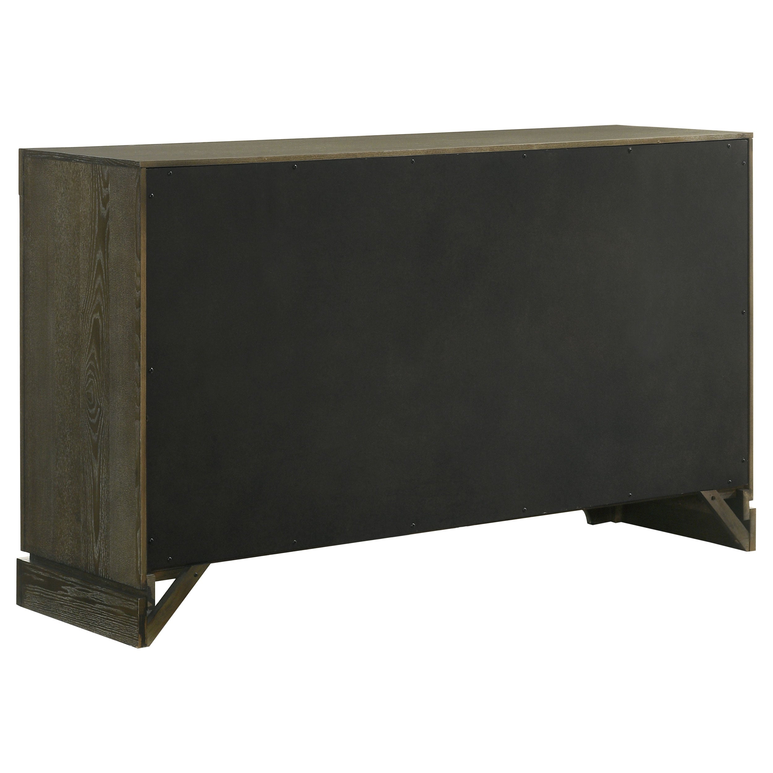 Gran Park 6-drawer Dresser and Mirror Dark Cocoa