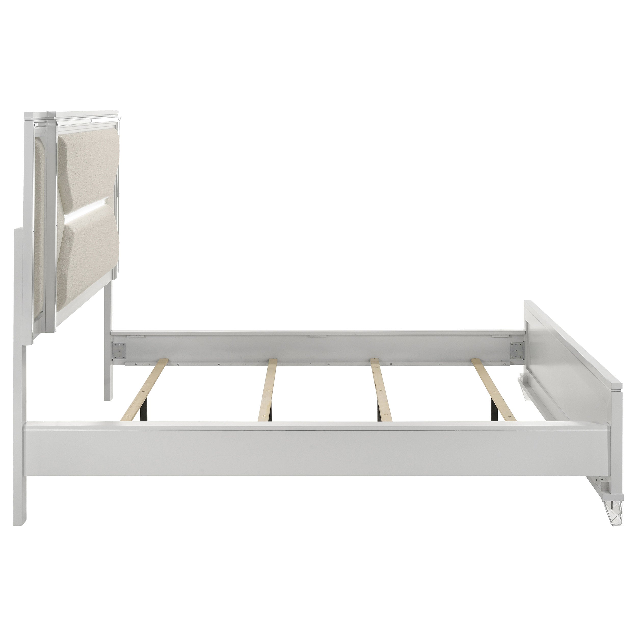 Marmore 64-inch  Bed LED Headboard White