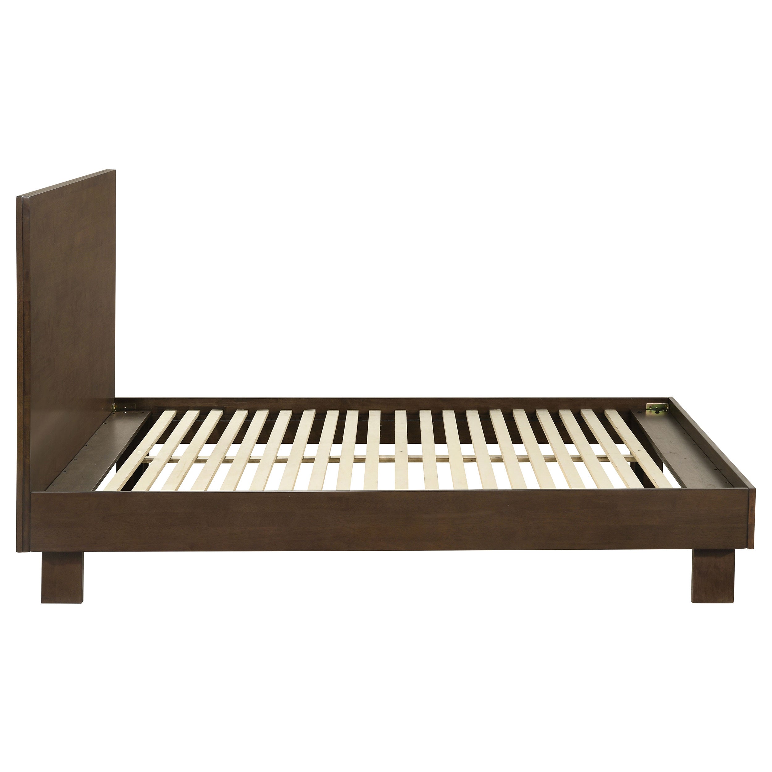 Glenwood 48-inch  Platform Panel Bed Warm Brown