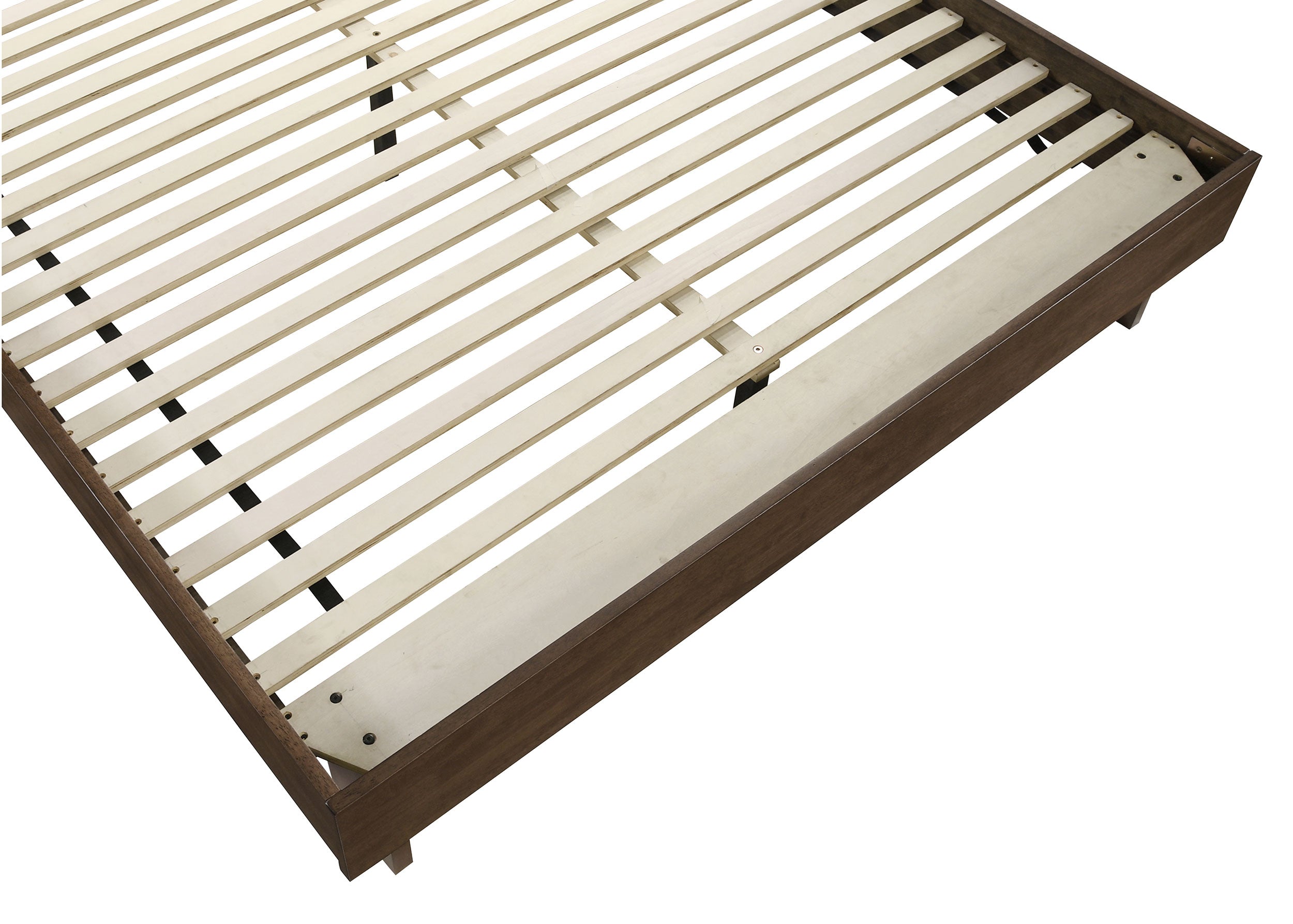 Glenwood 48-inch  Platform Panel Bed Warm Brown