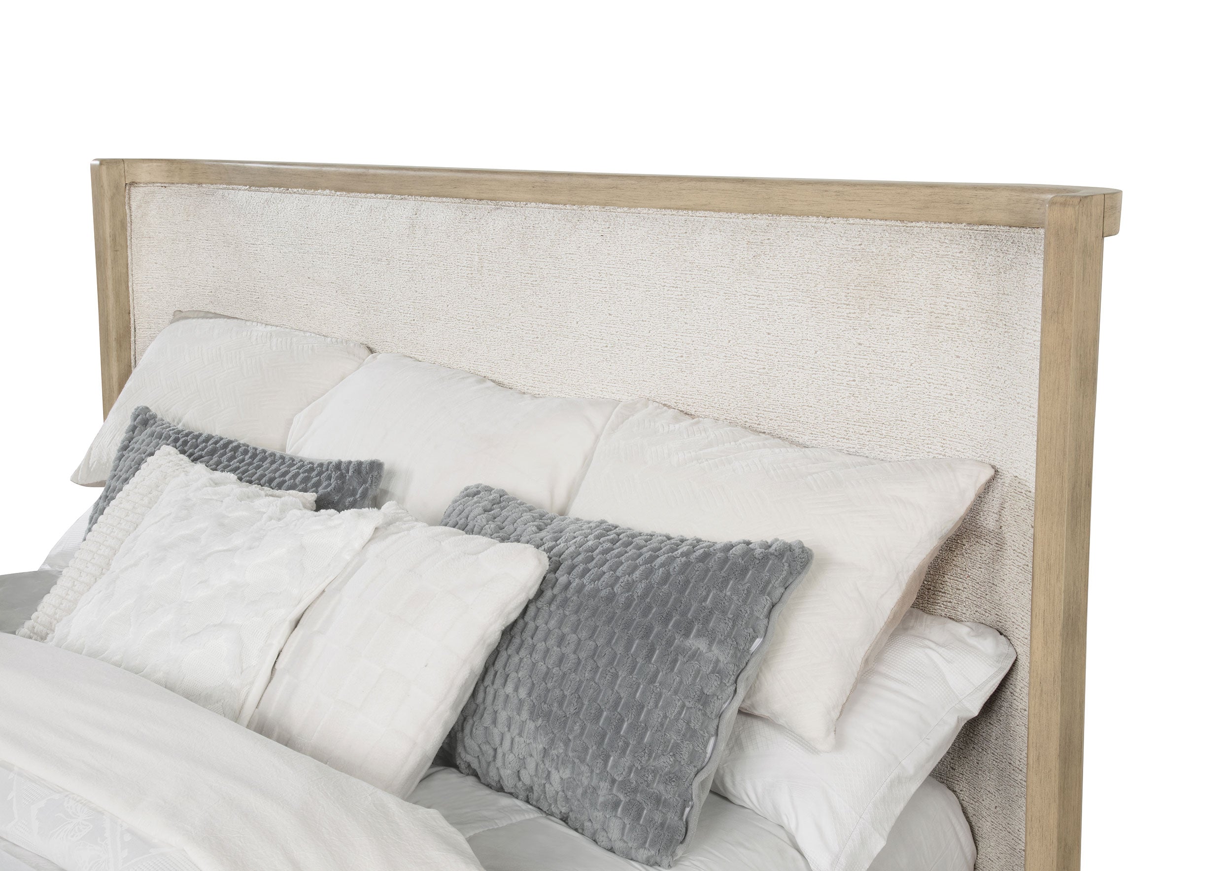 Kailani 49-inch Wingback Bed Beige Oak