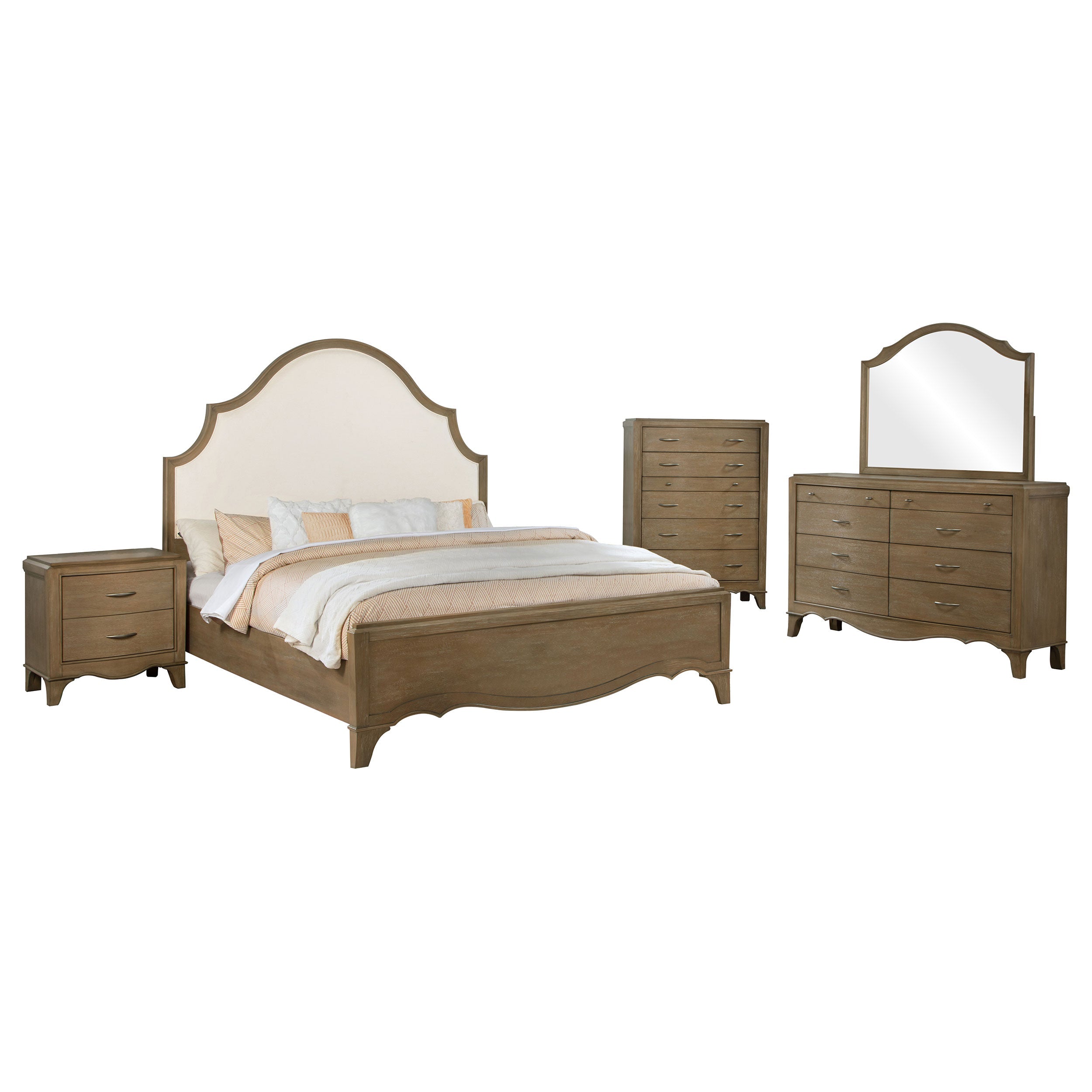 Revello Bedroom Set Washed Mango