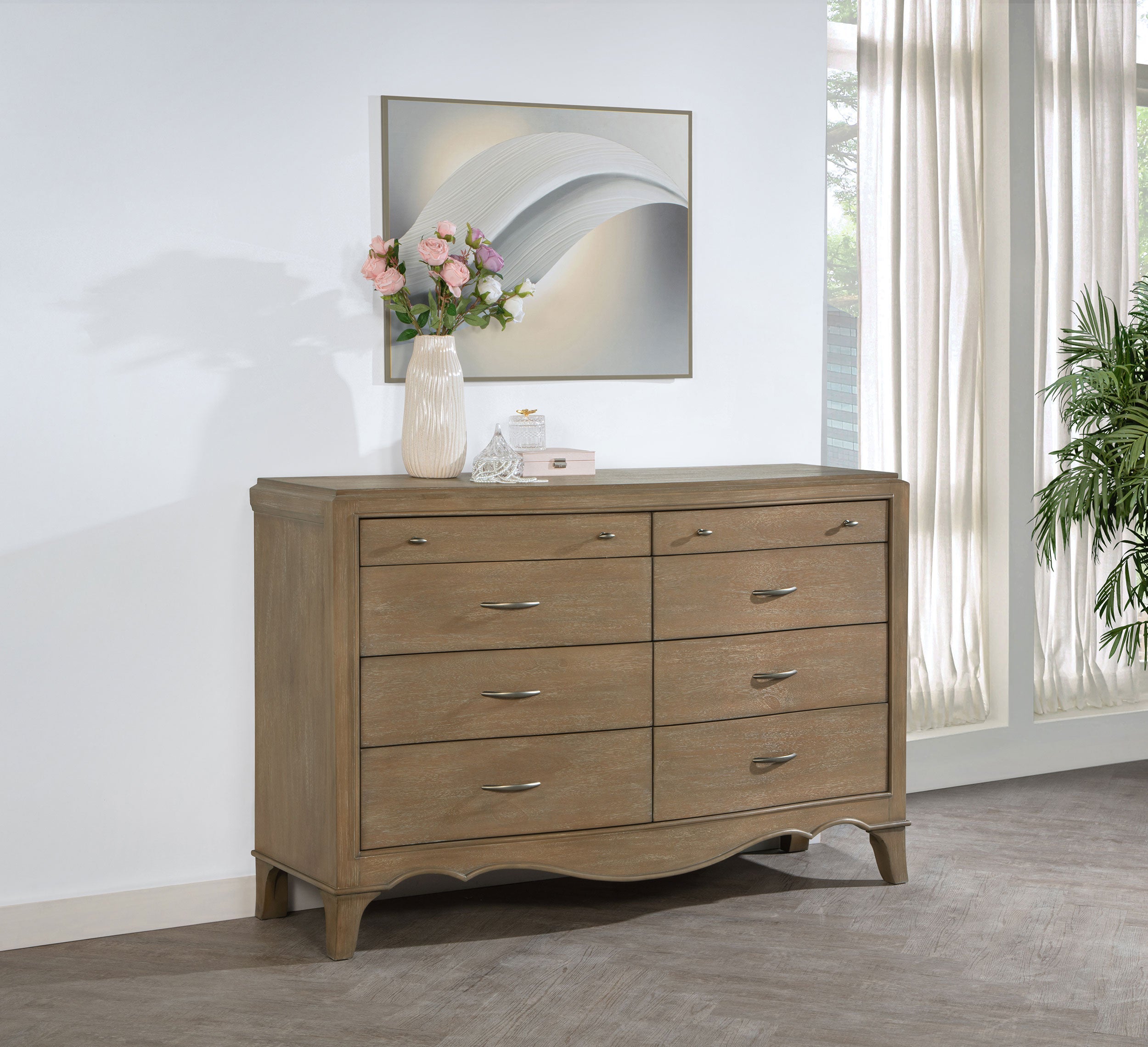 Revello 8-drawer Bedroom Dresser Washed Mango