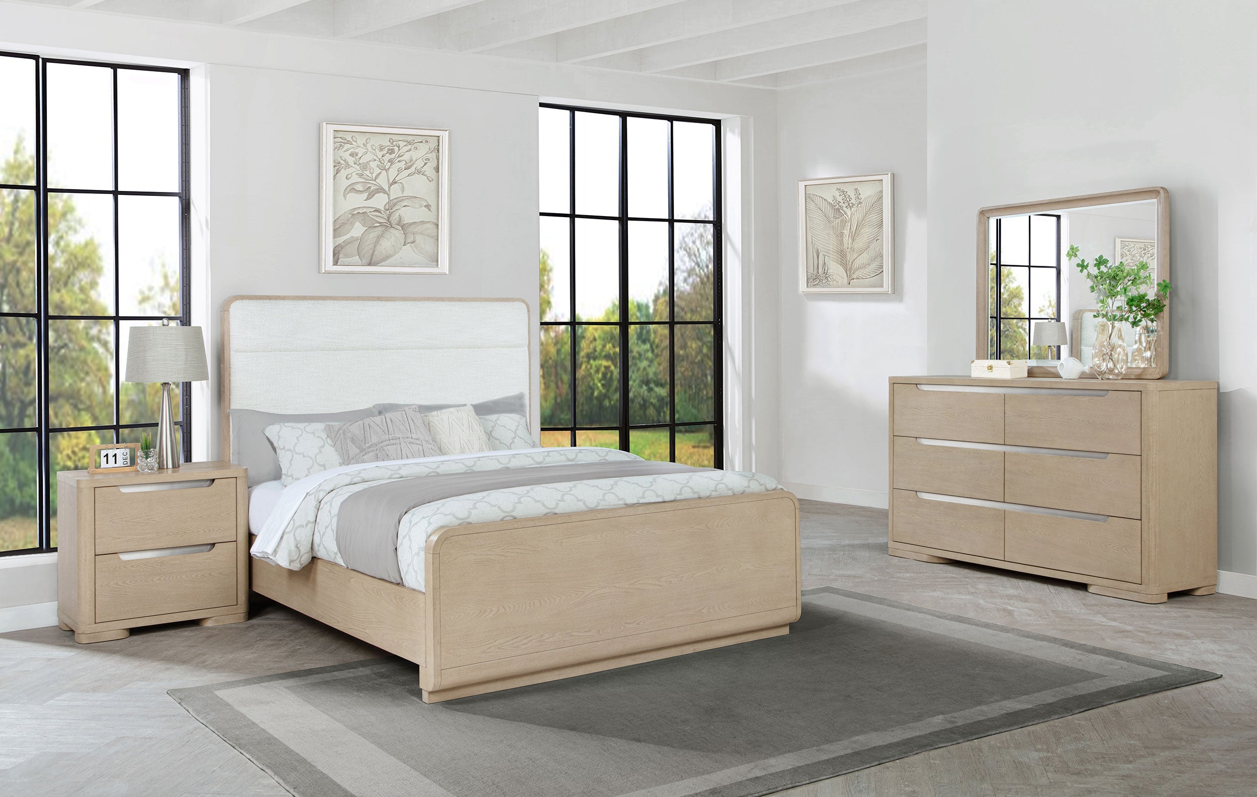 Ladera Bedroom Set Light Elm