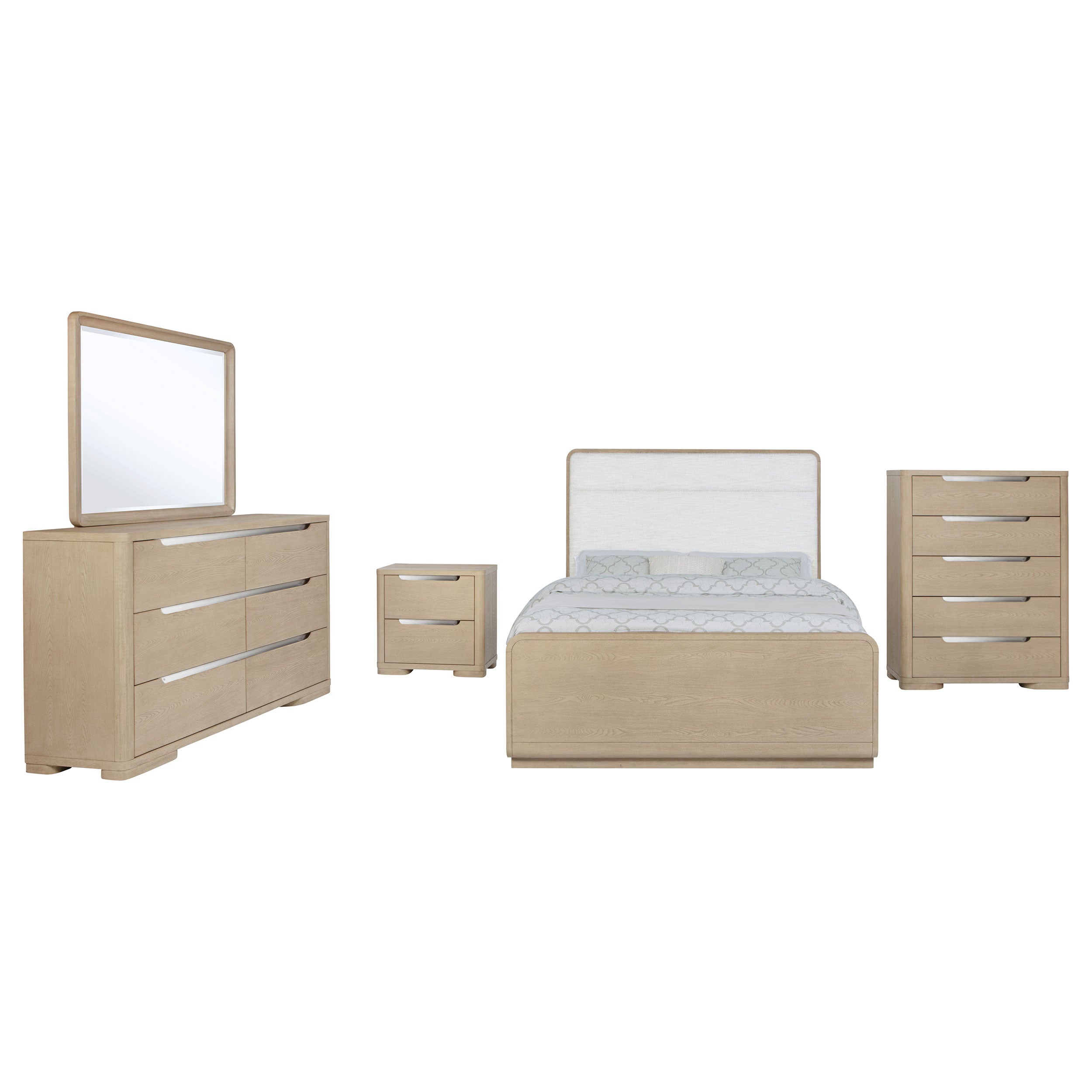 Ladera Bedroom Set Light Elm