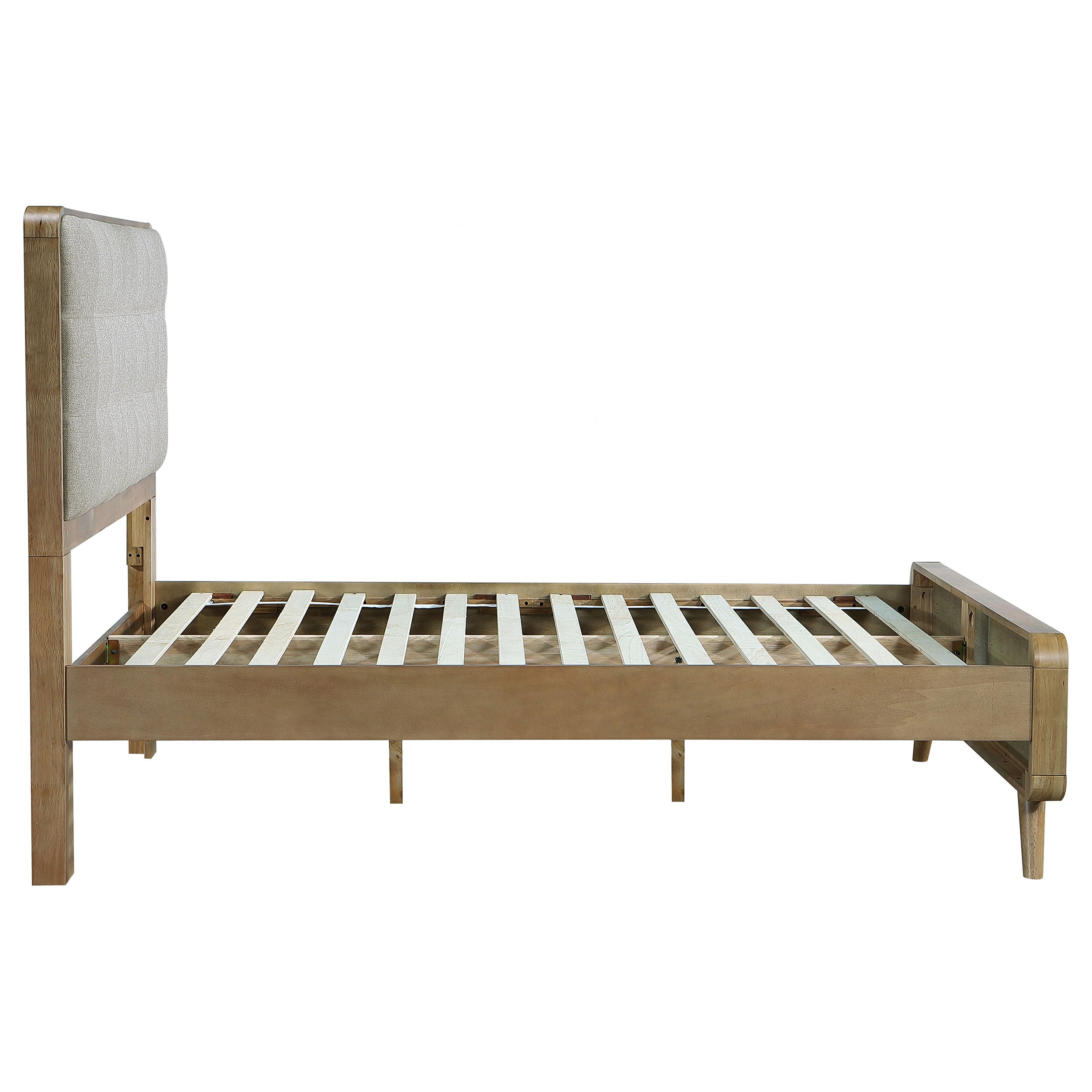 Robyn Wood Platform Bed Dark Walnut