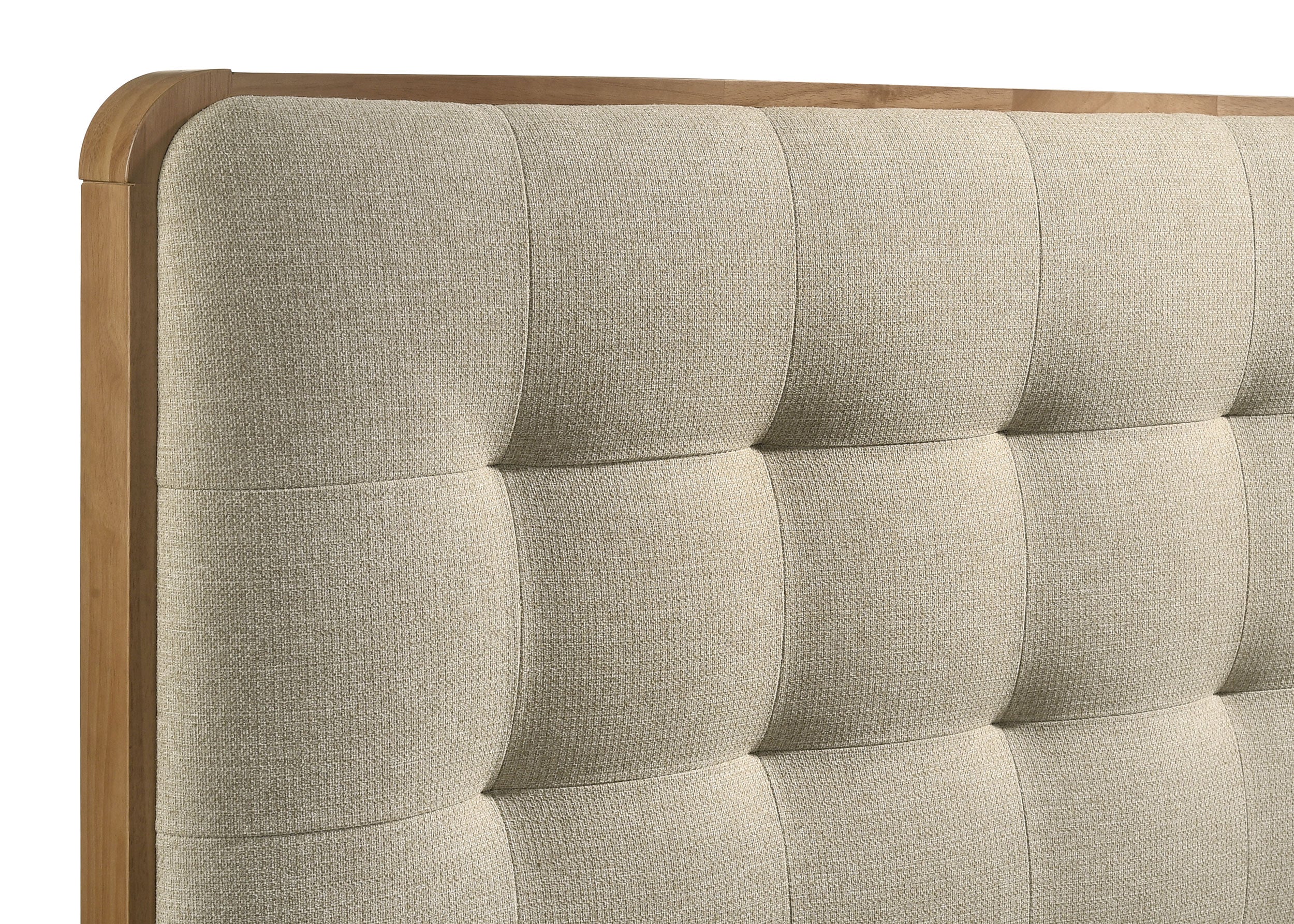 Robyn Wood Platform Bed Dark Walnut