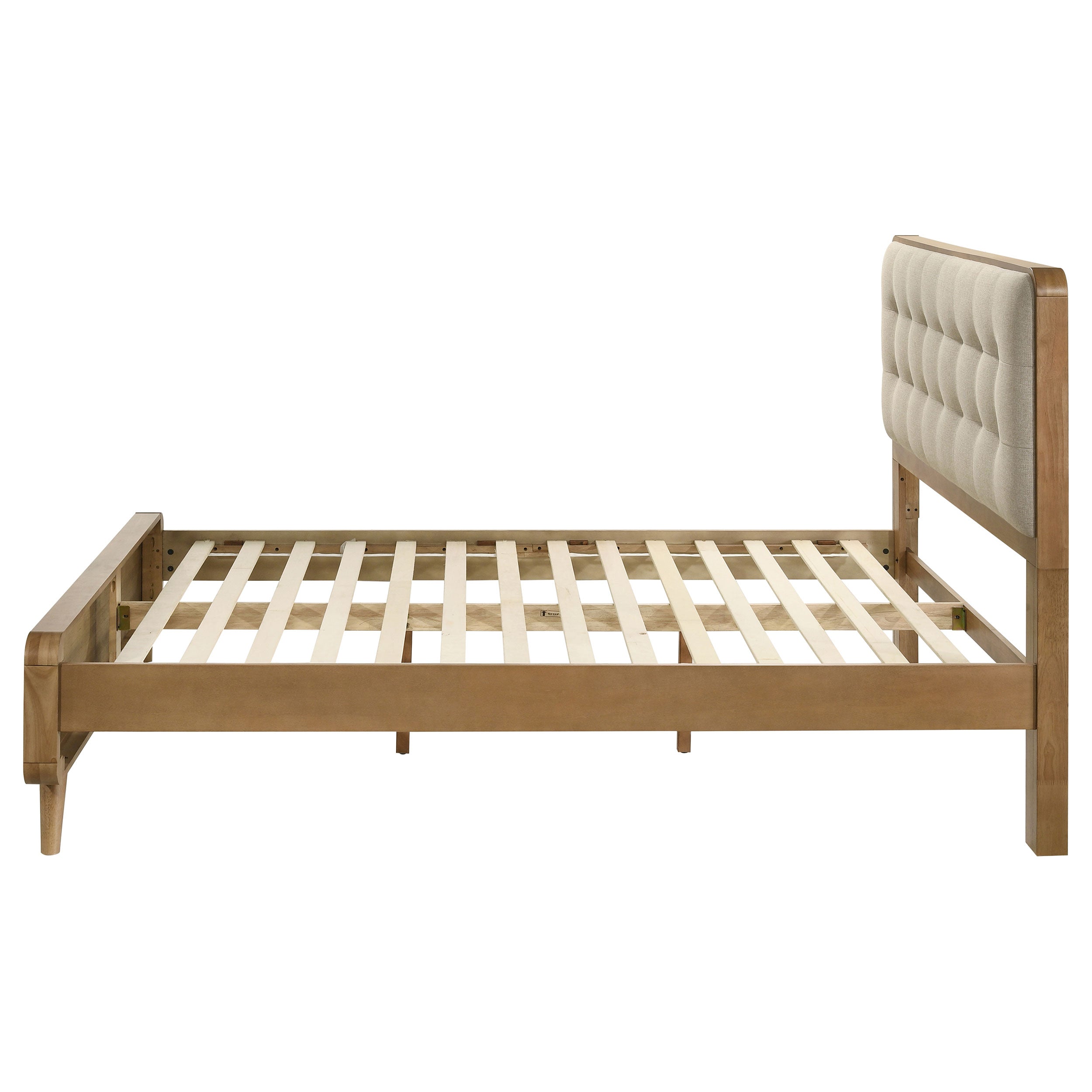 Robyn Wood Platform Bed Dark Walnut