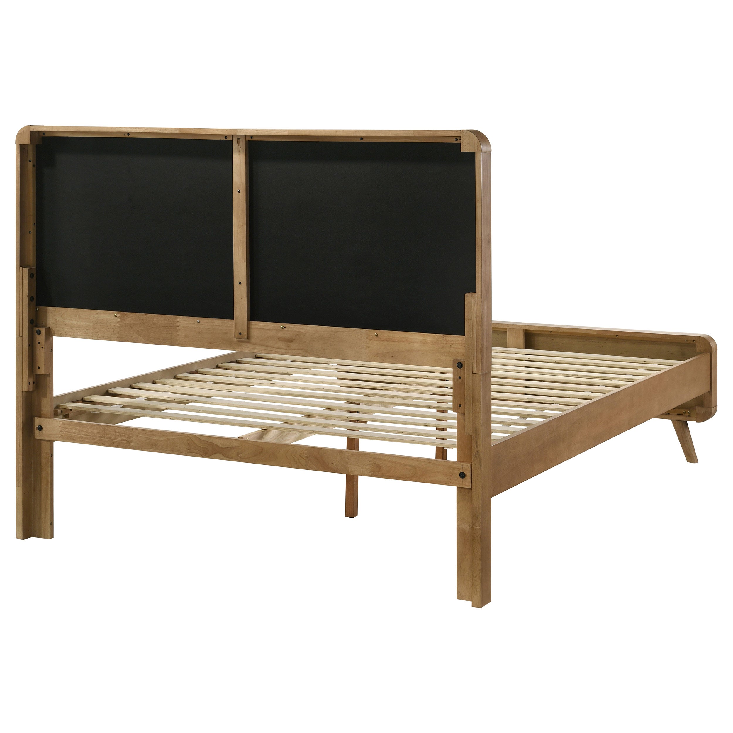 Robyn Wood Platform Bed Dark Walnut