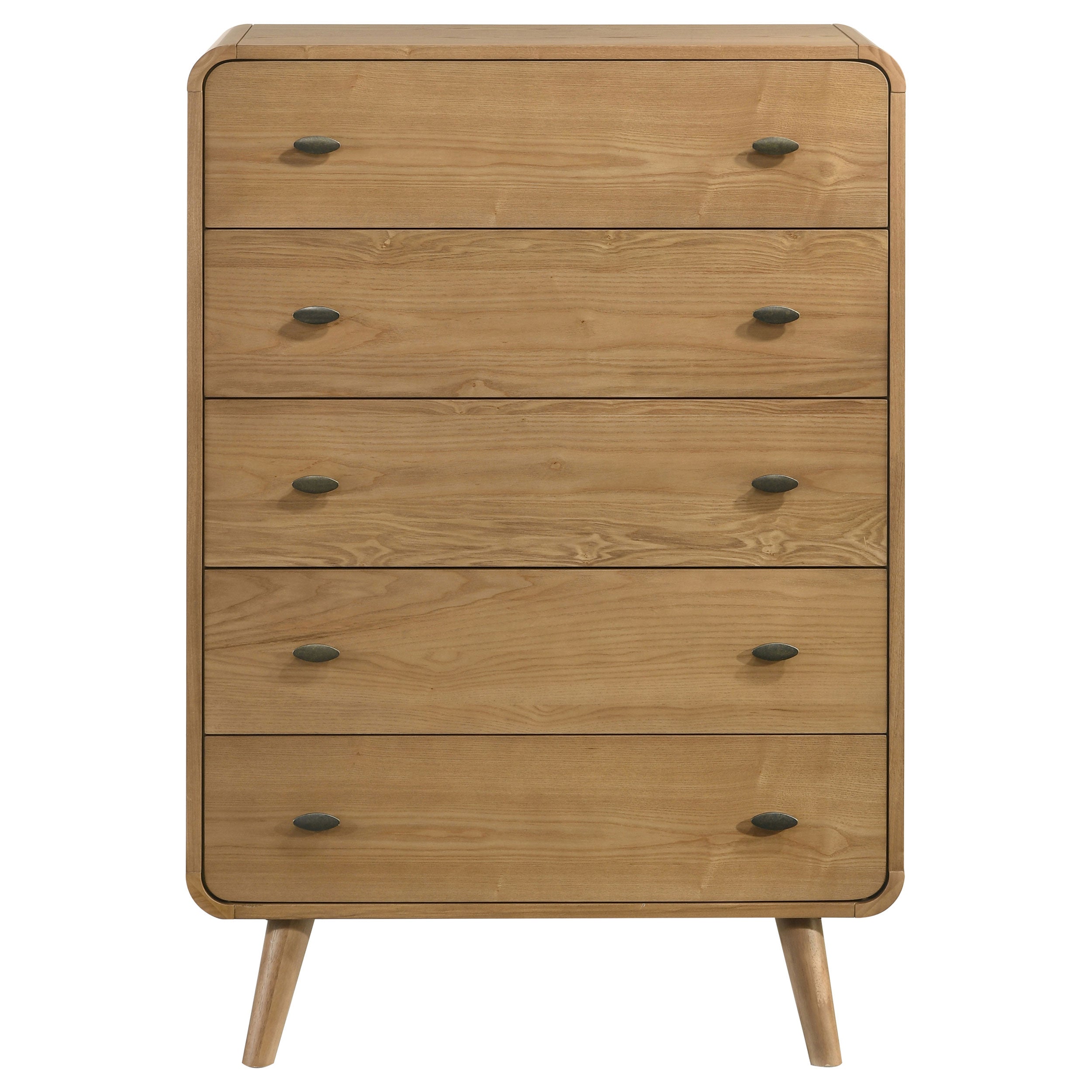 Robyn 5-drawer Bedroom Chest of Drawers Dark Walnut
