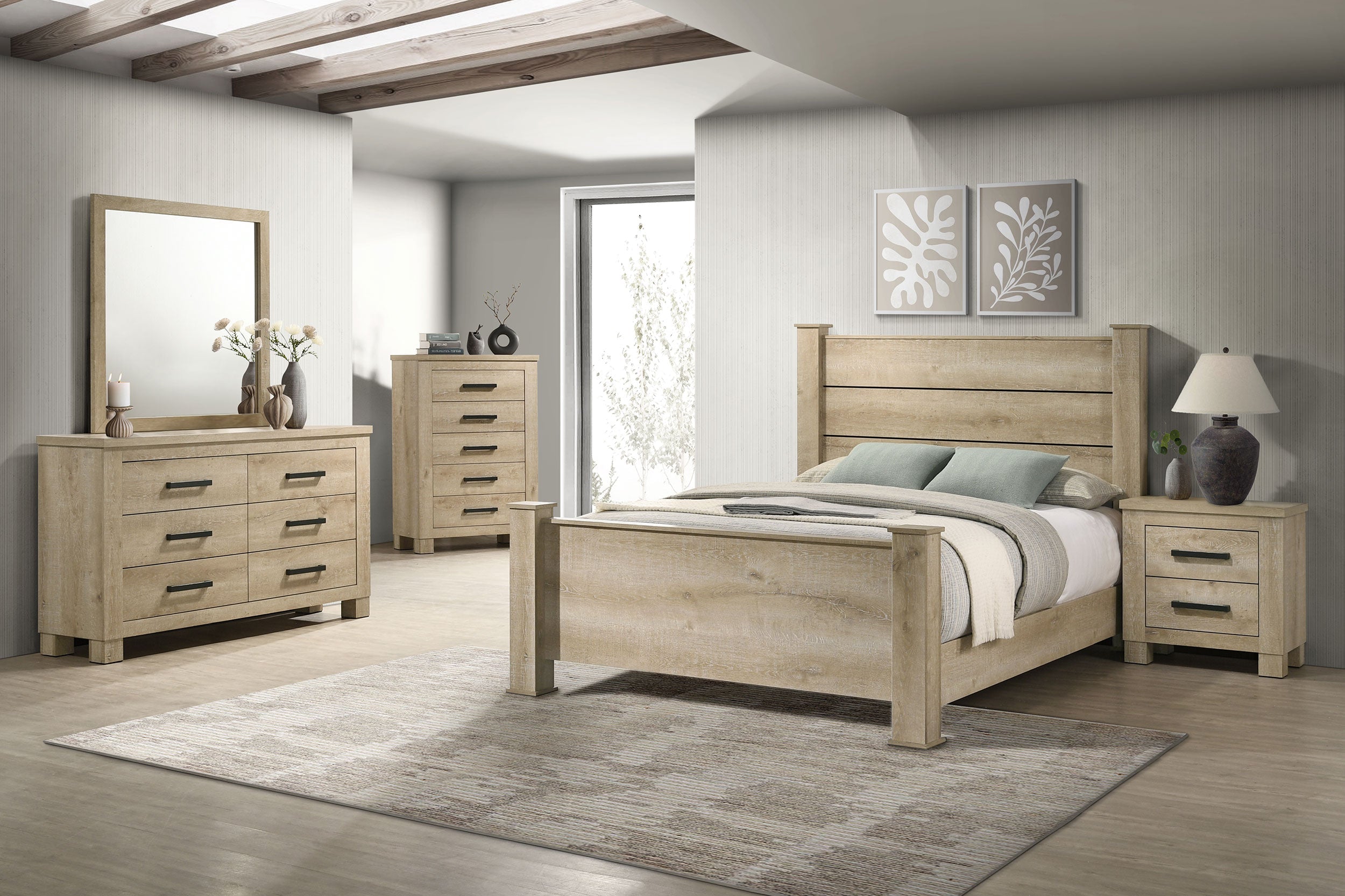 Oakglen Bedroom Set Weathered Oak