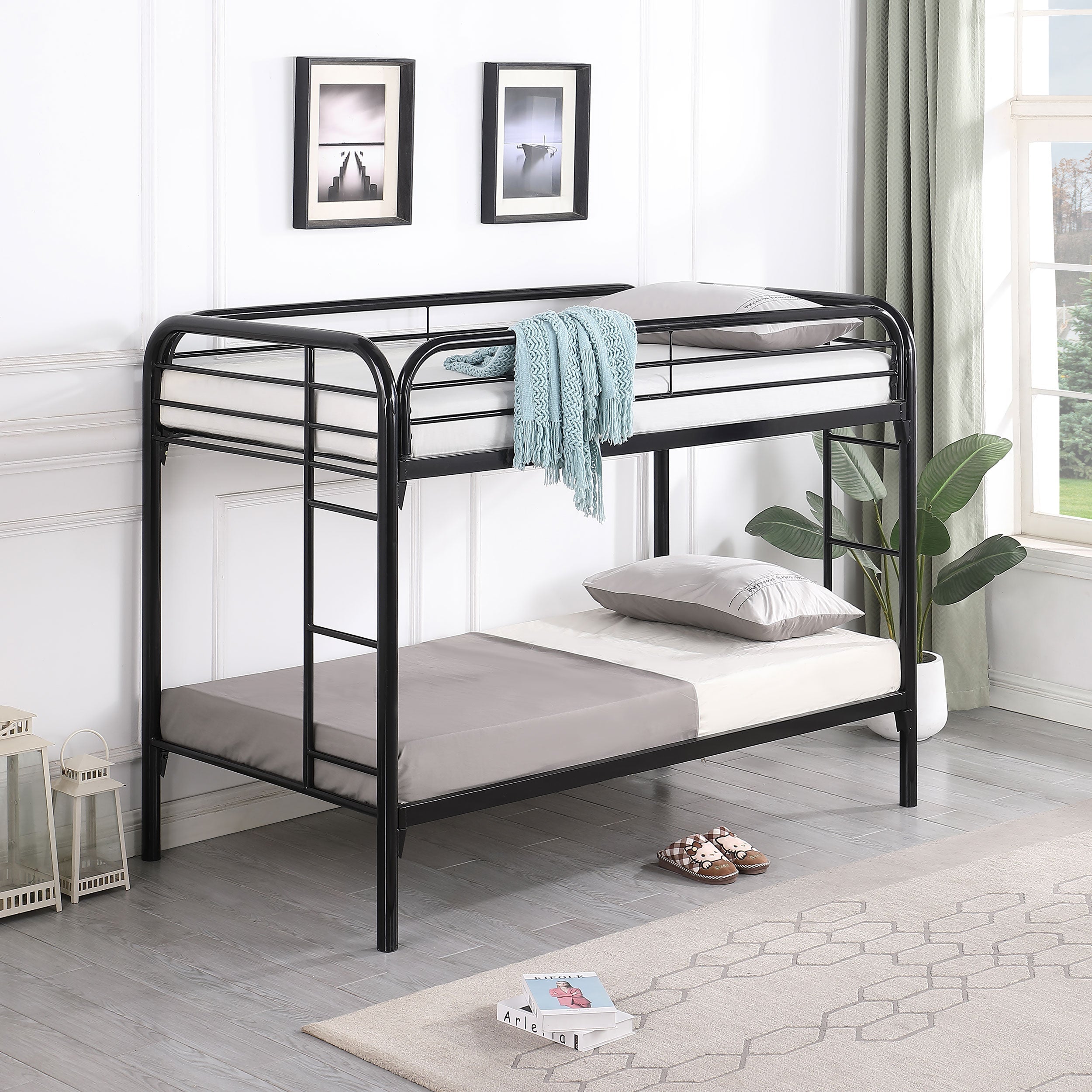 Morgan Metal  Over  Bunk Bed Black