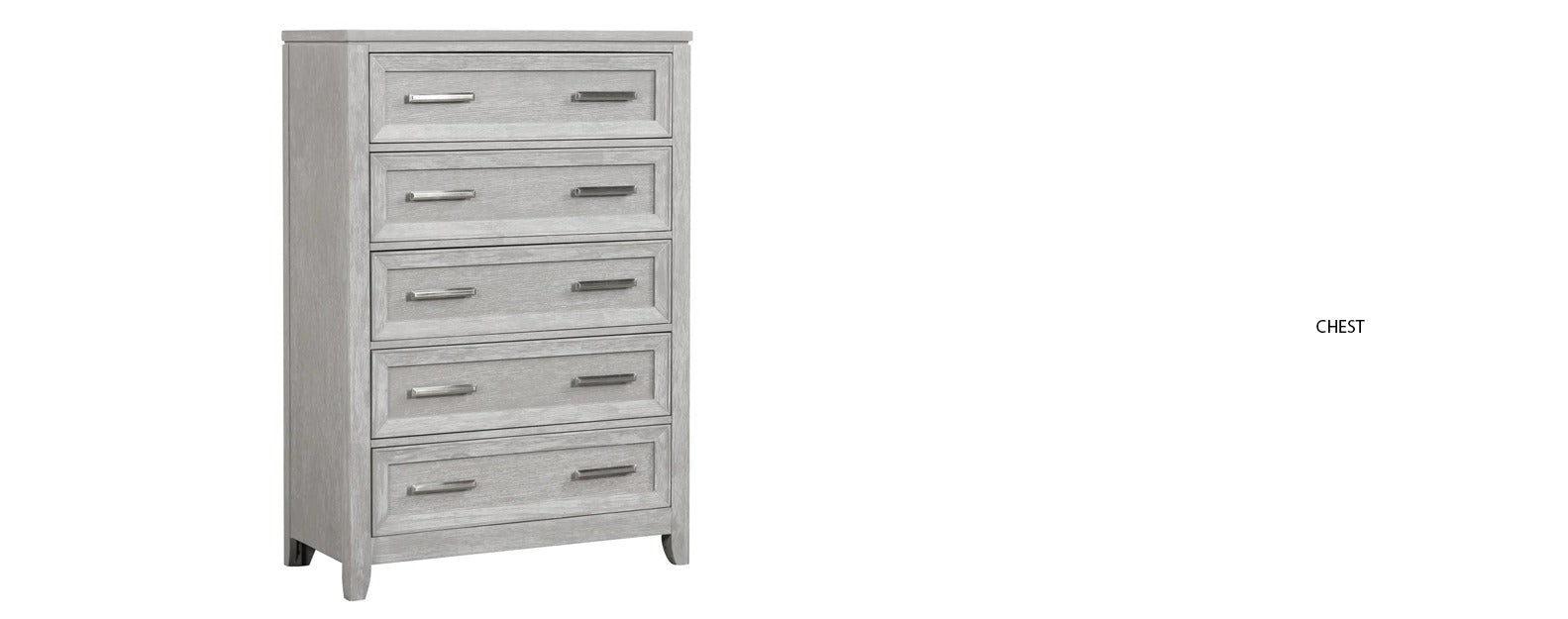 Fantasia Dove 4PC Bedroom Set (Bed, Dresser, Mirror, 1 Nightstand)