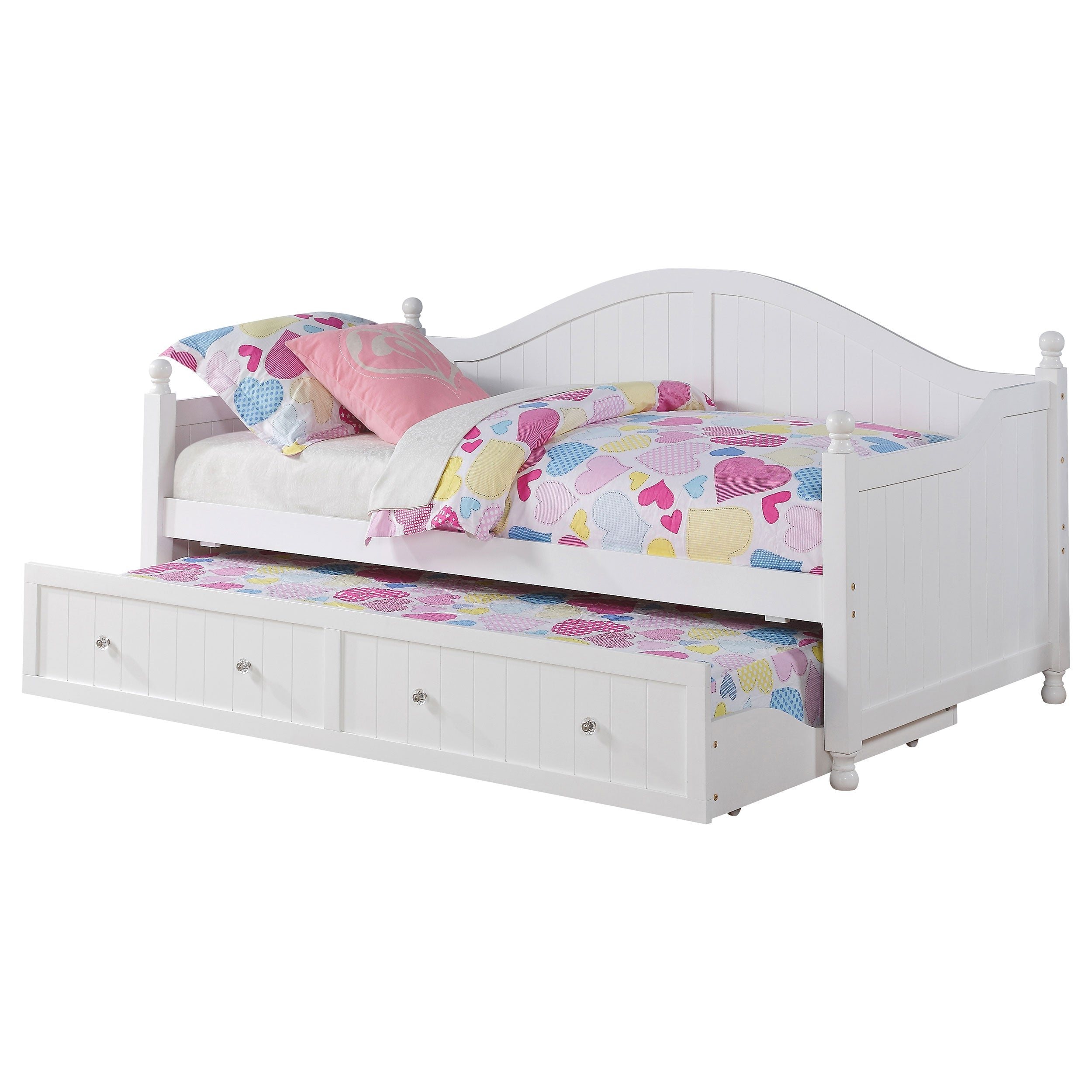 Julie Ann Wood  Daybed with Trundle White