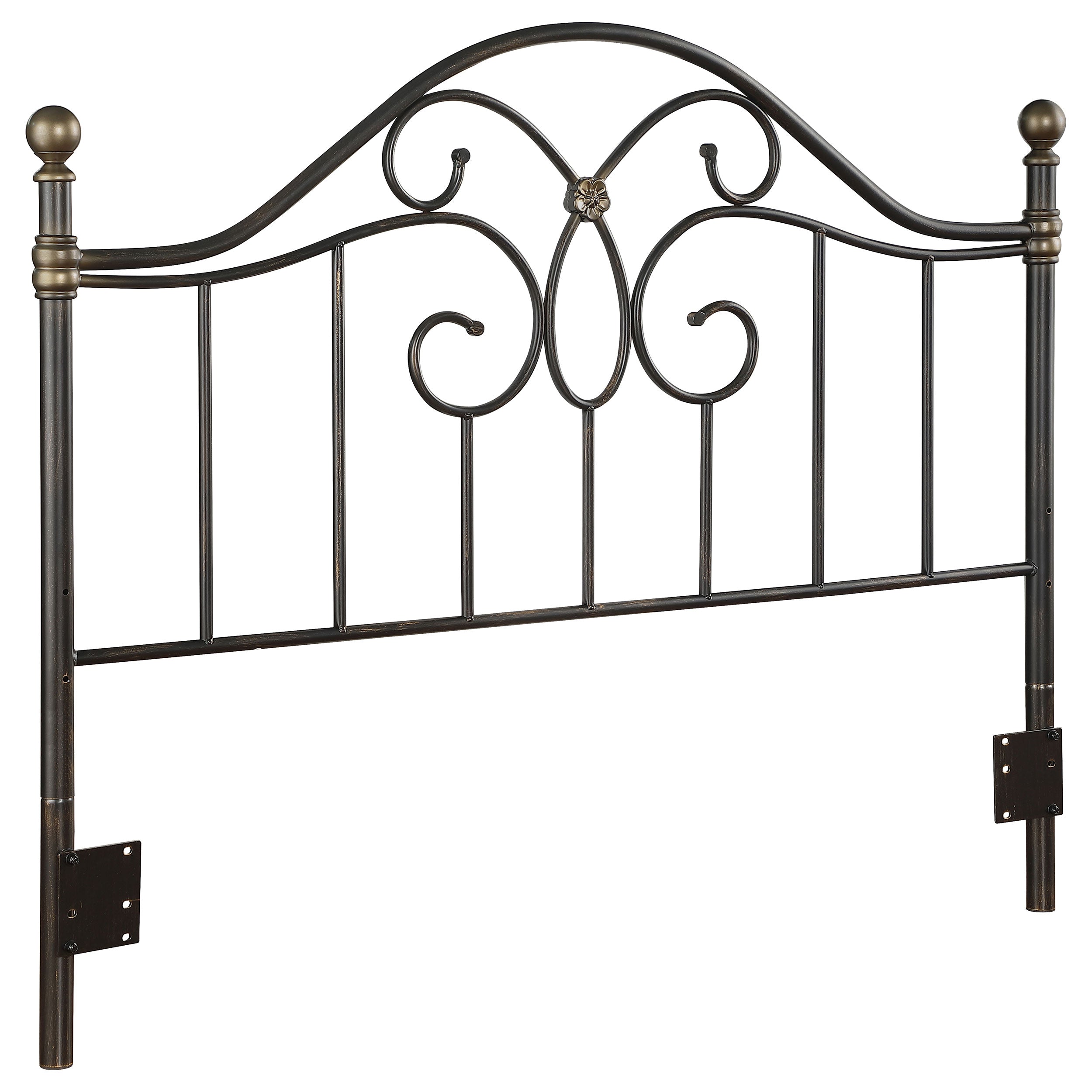 Bailey Metal or Open Frame Headboard Black
