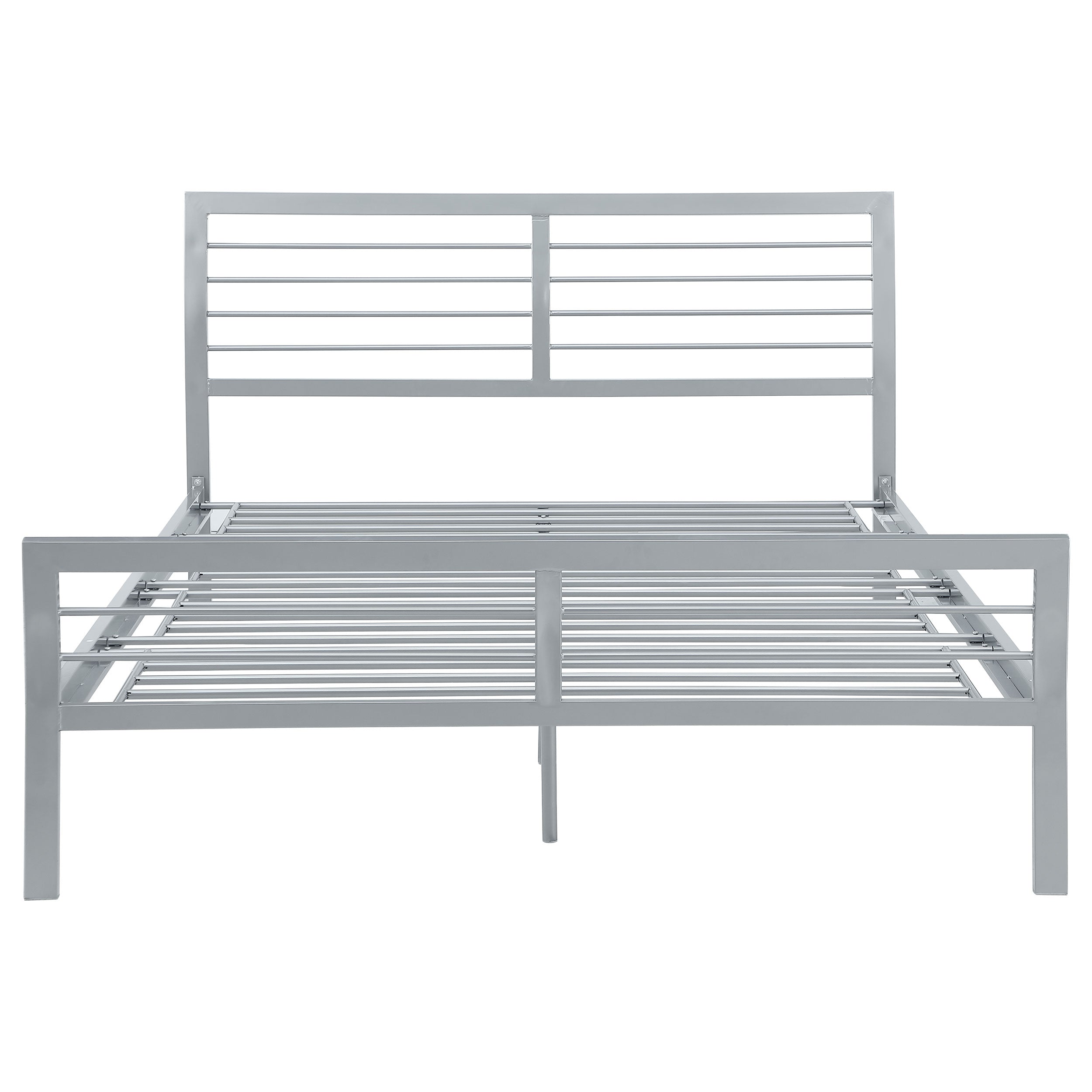 Cooper Metal  Open Frame Bed Silver