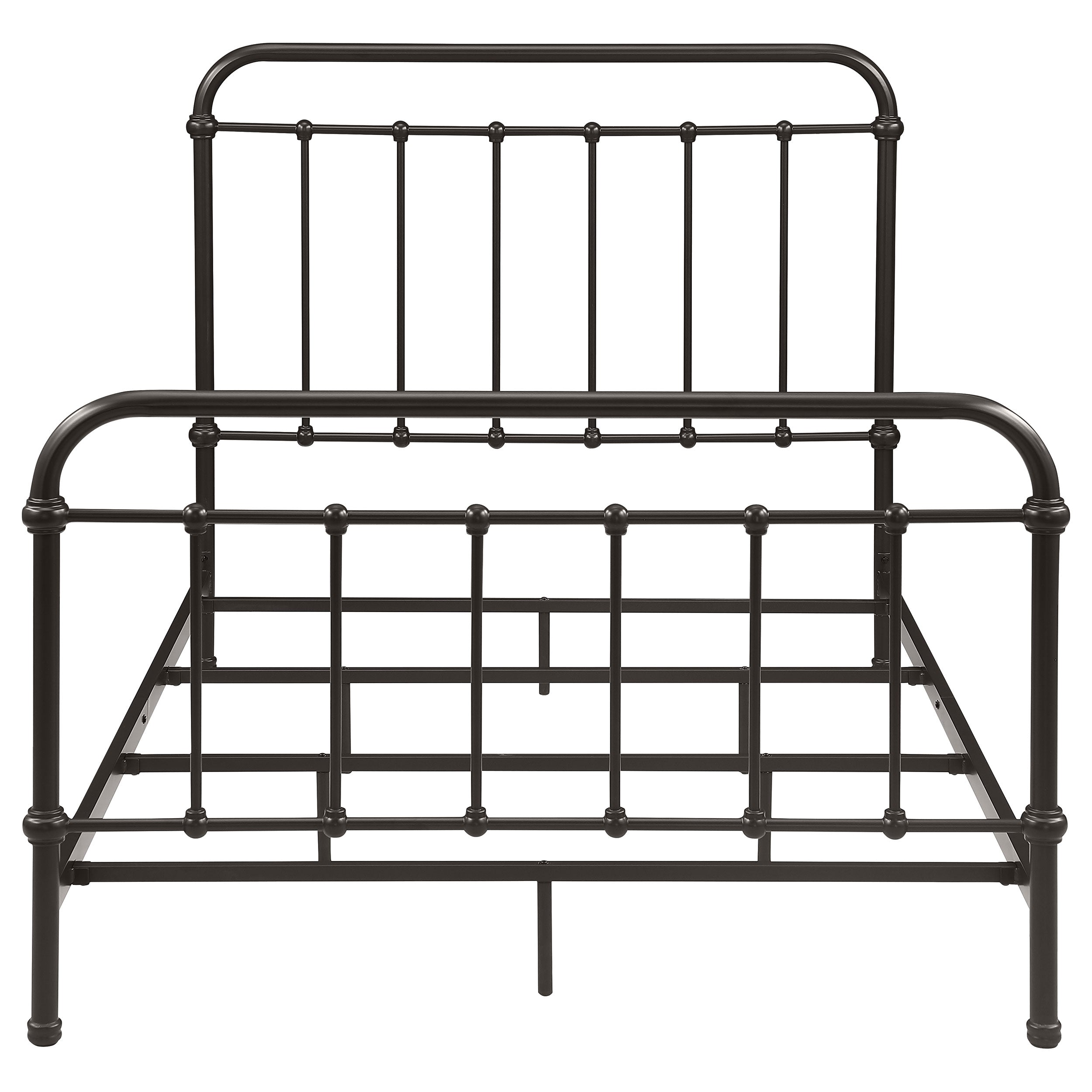 Livingston Metal Open Frame Bed Dark Bronze