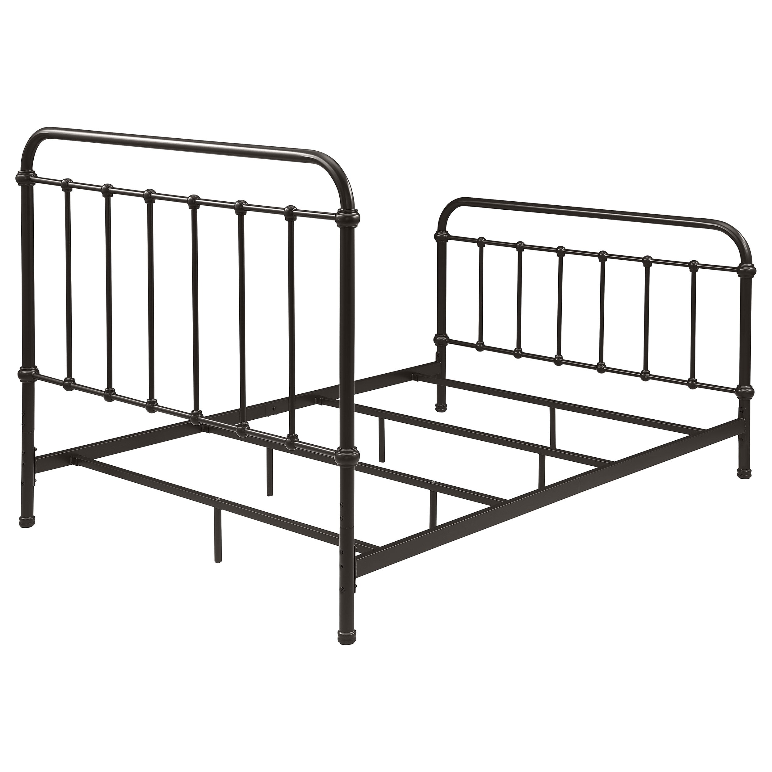 Livingston Metal Open Frame Bed Dark Bronze