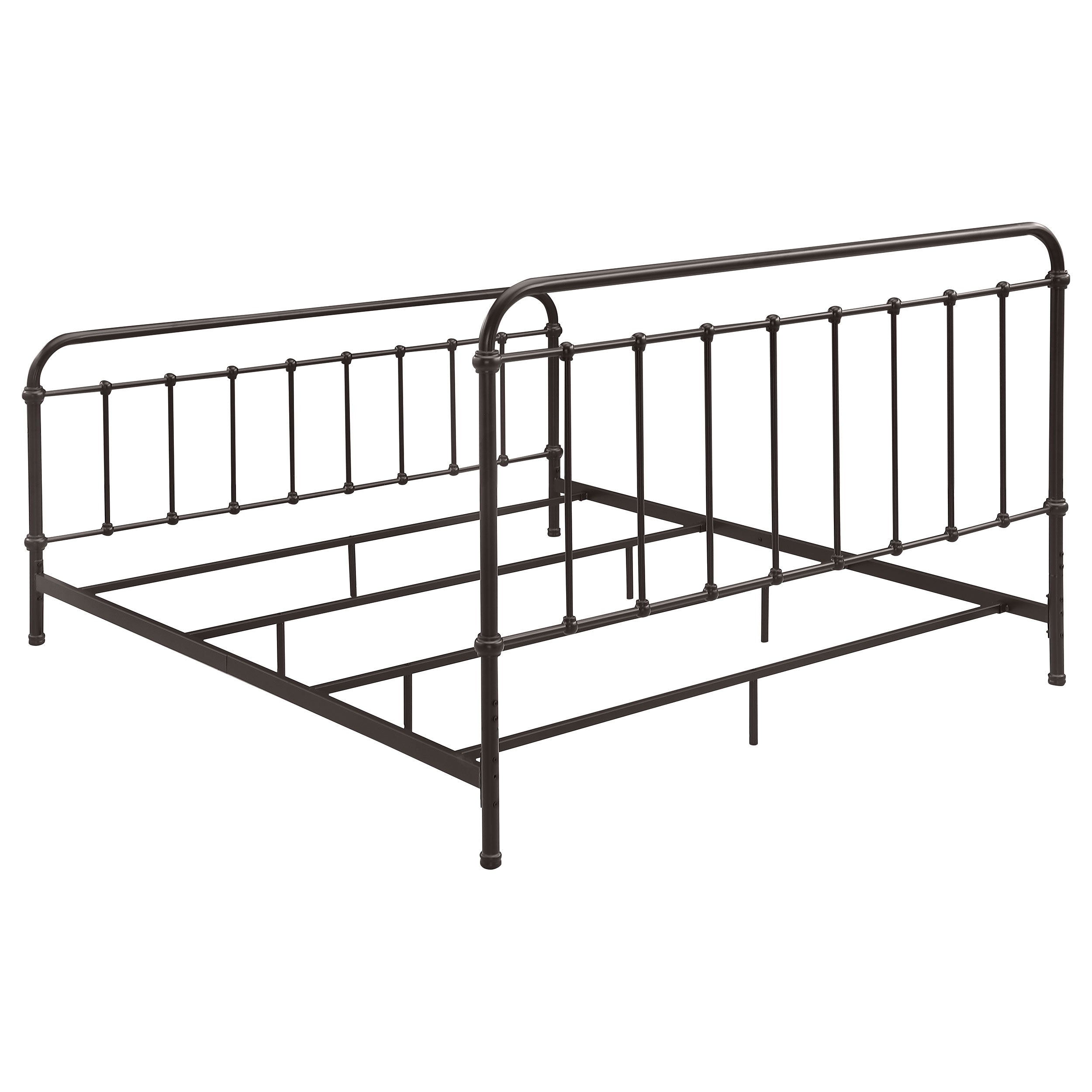 Livingston Metal Open Frame Bed Dark Bronze