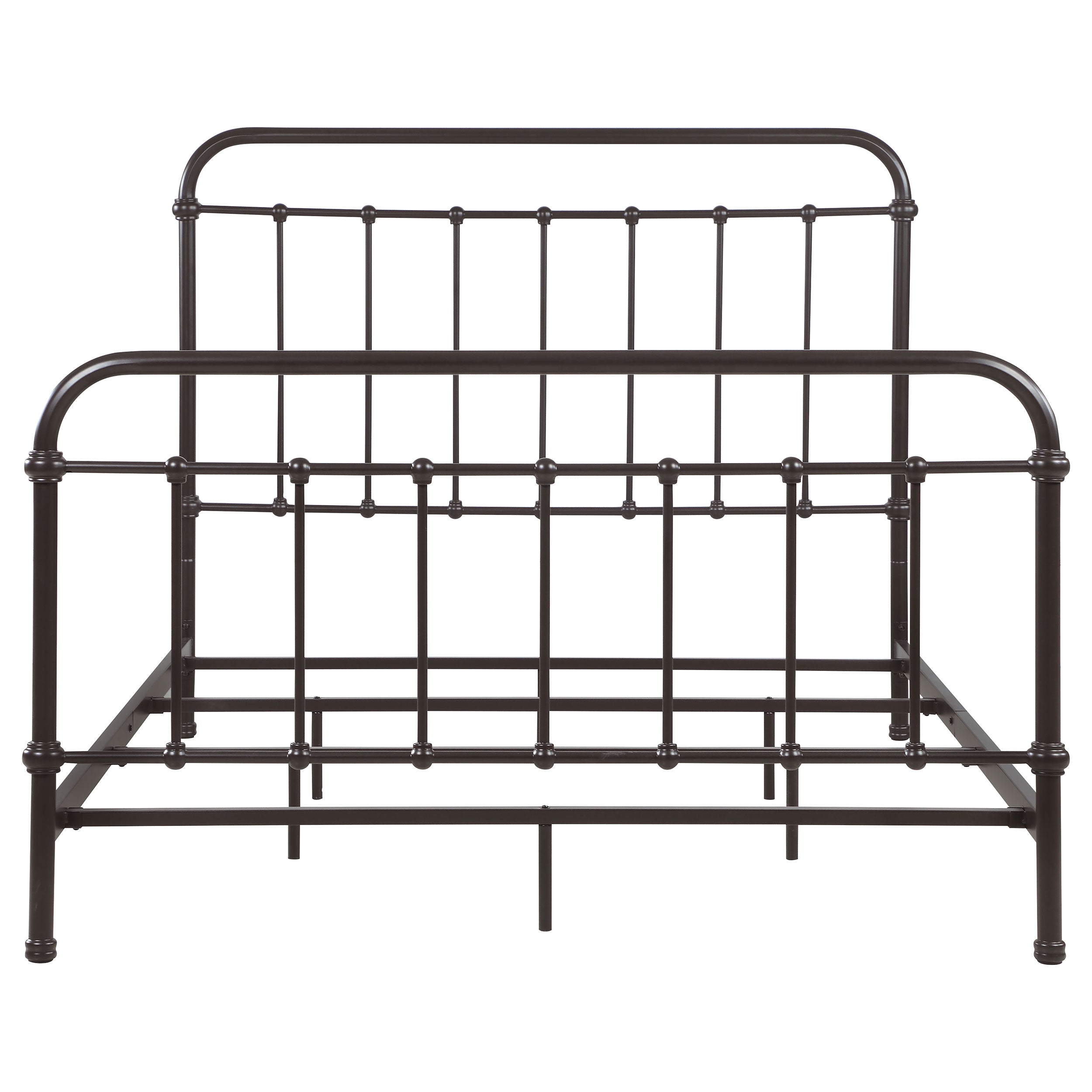 Livingston Metal Open Frame Bed Dark Bronze