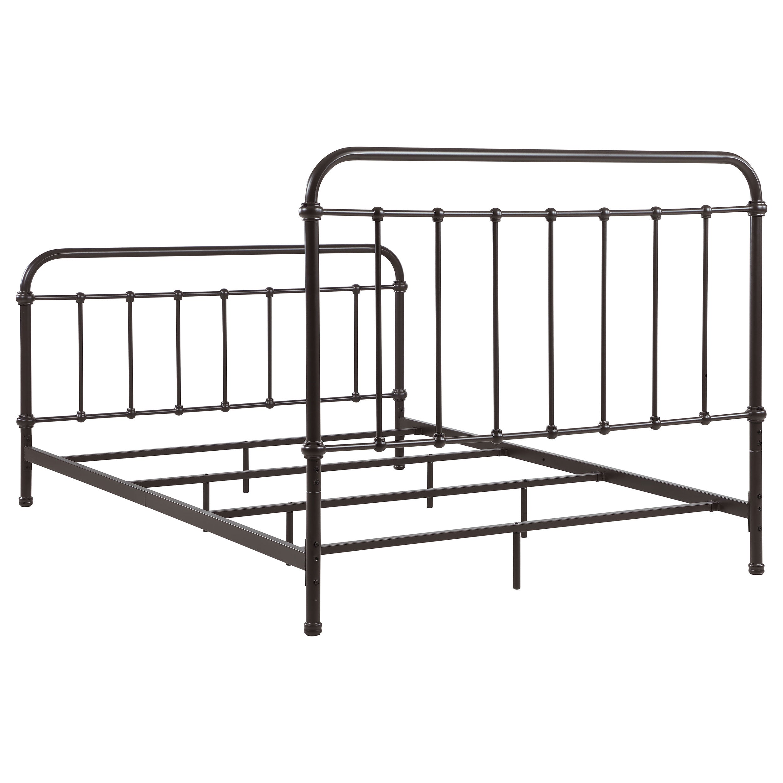 Livingston Metal Open Frame Bed Dark Bronze