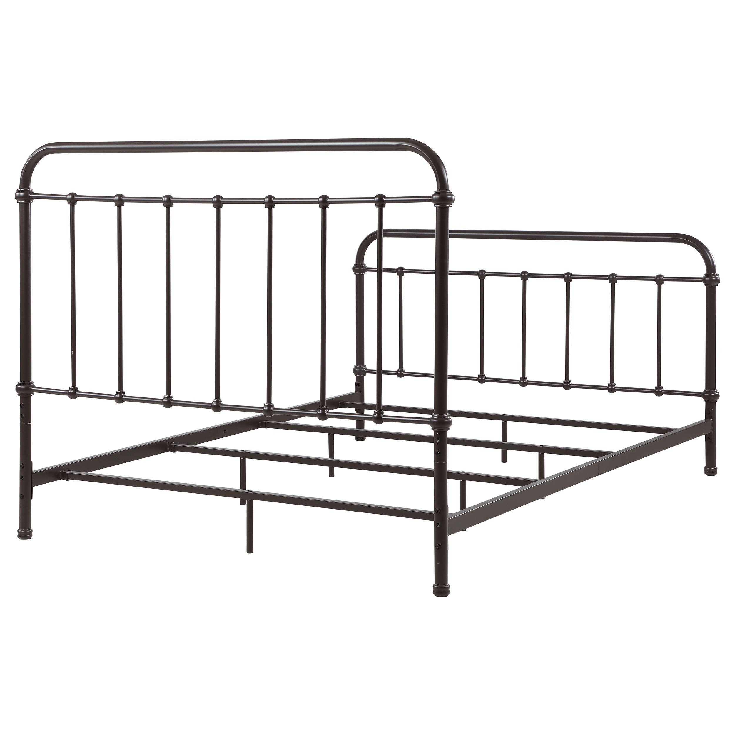 Livingston Metal Open Frame Bed Dark Bronze