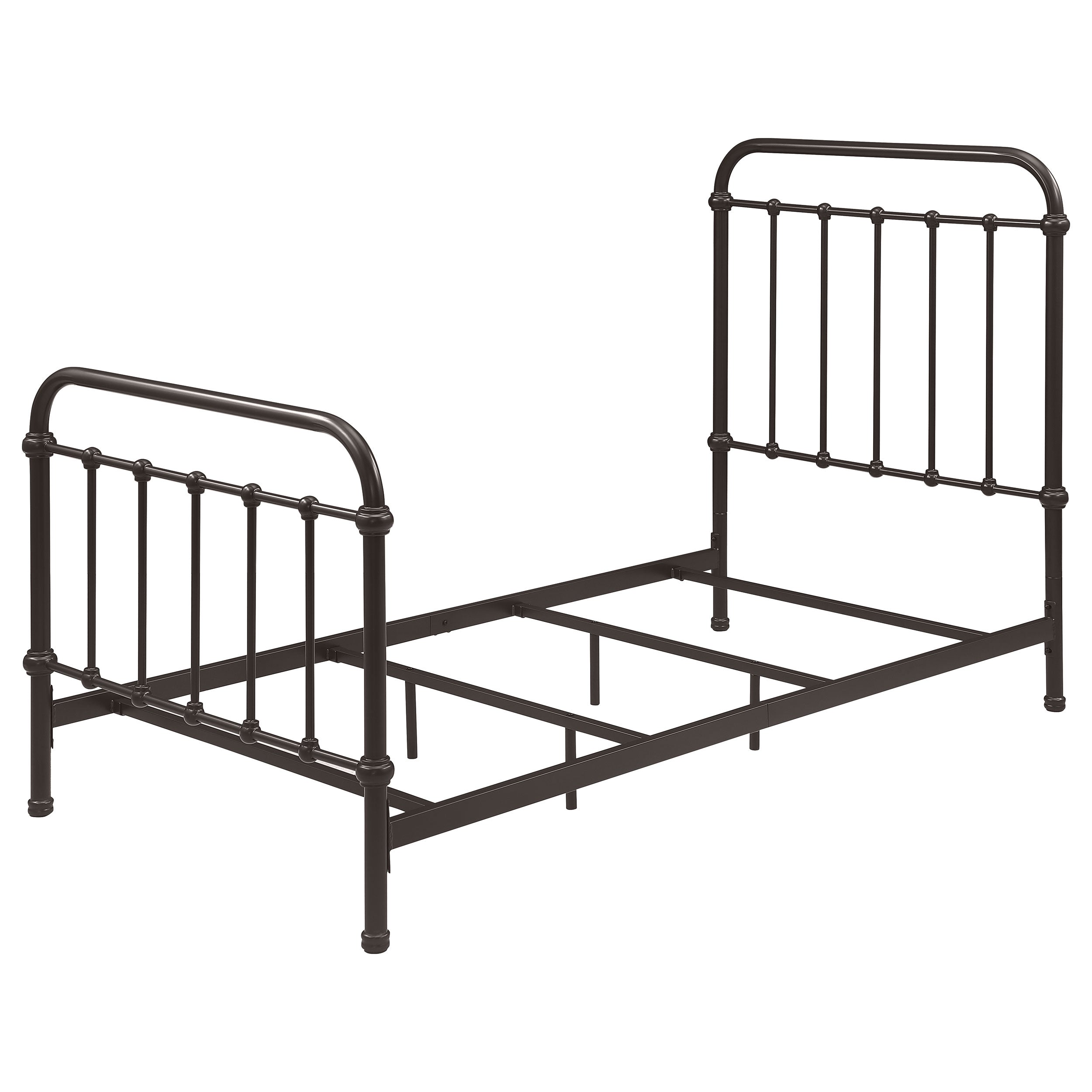 Livingston Metal Open Frame Bed Dark Bronze