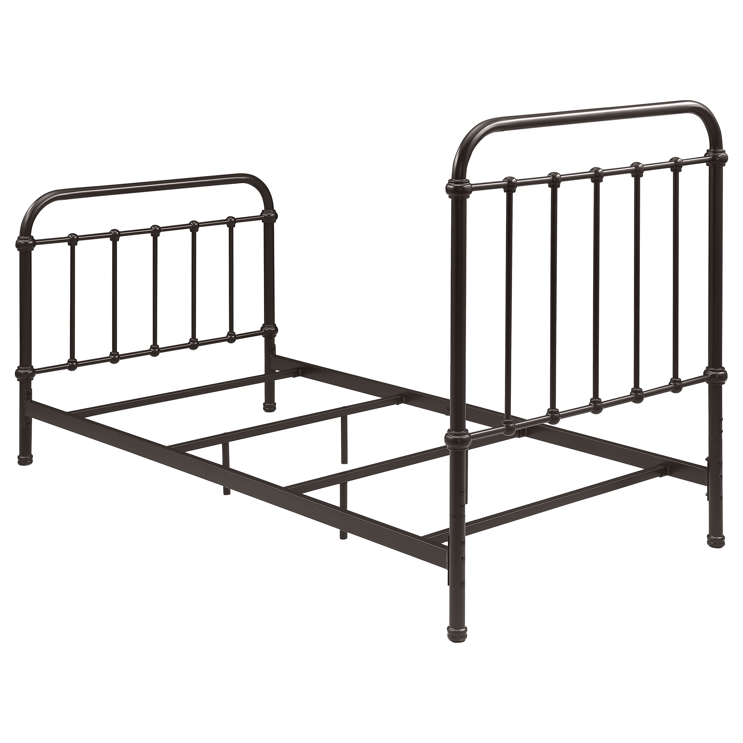 Livingston Metal Open Frame Bed Dark Bronze