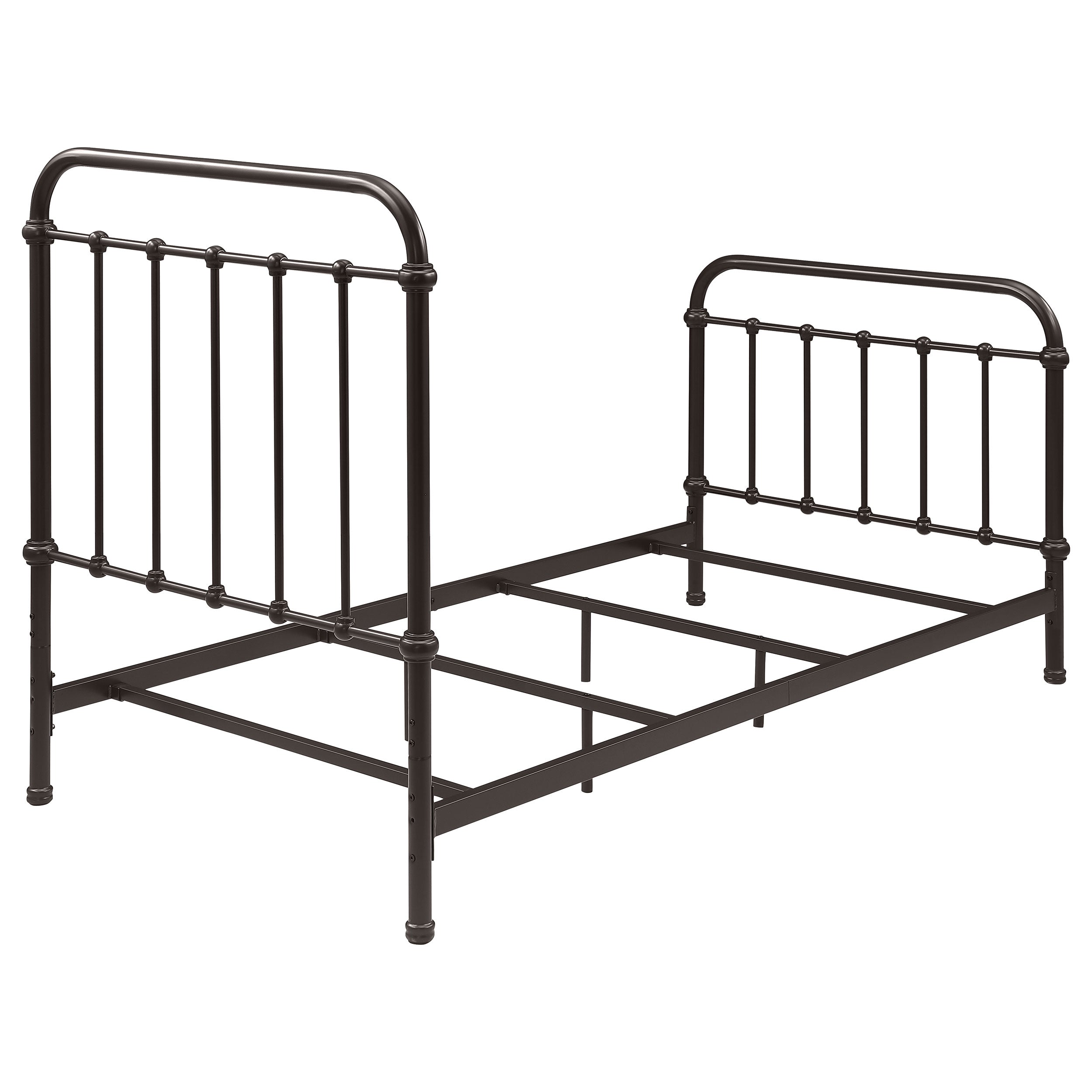 Livingston Metal Open Frame Bed Dark Bronze