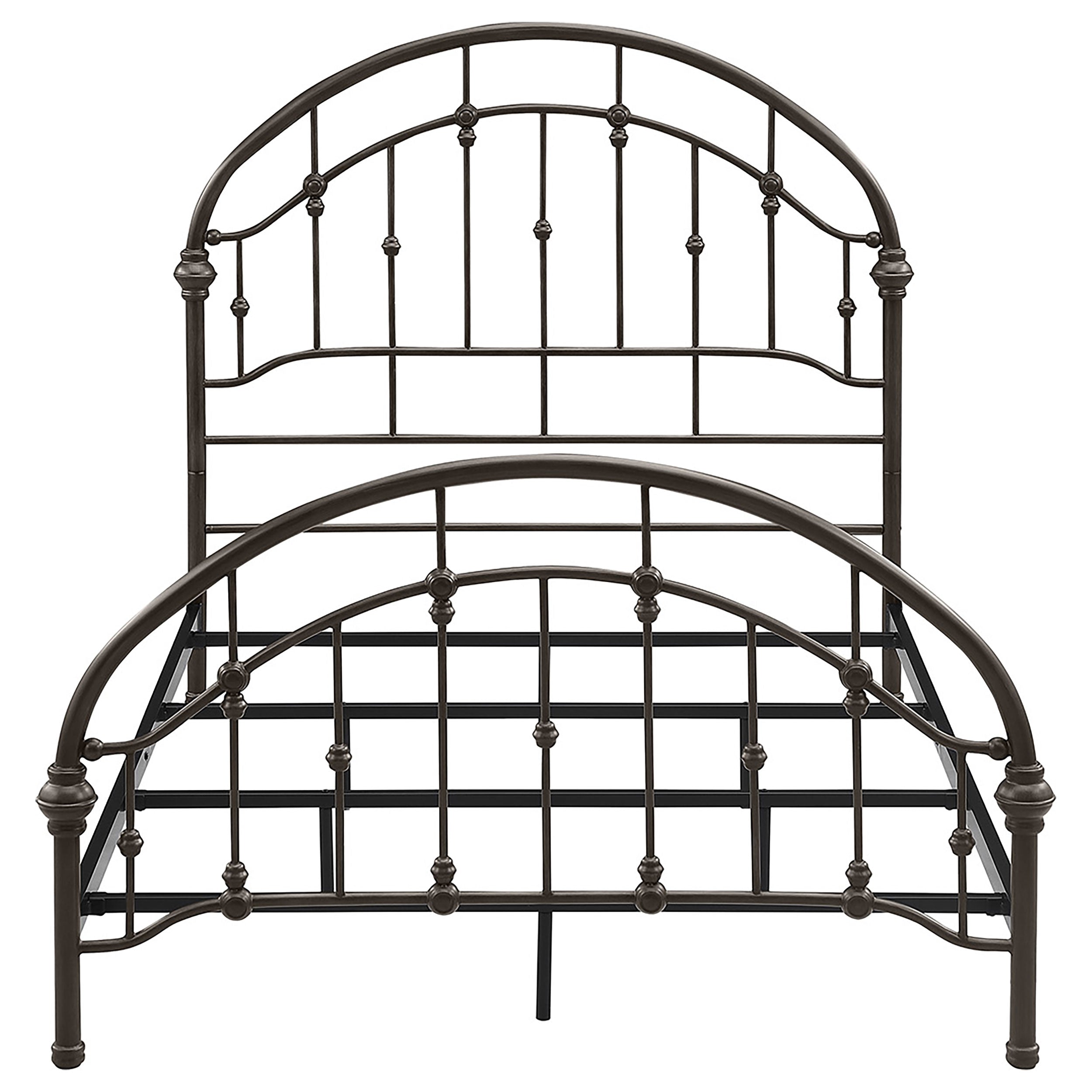 Rowan Metal  Open Frame Bed Dark Bronze