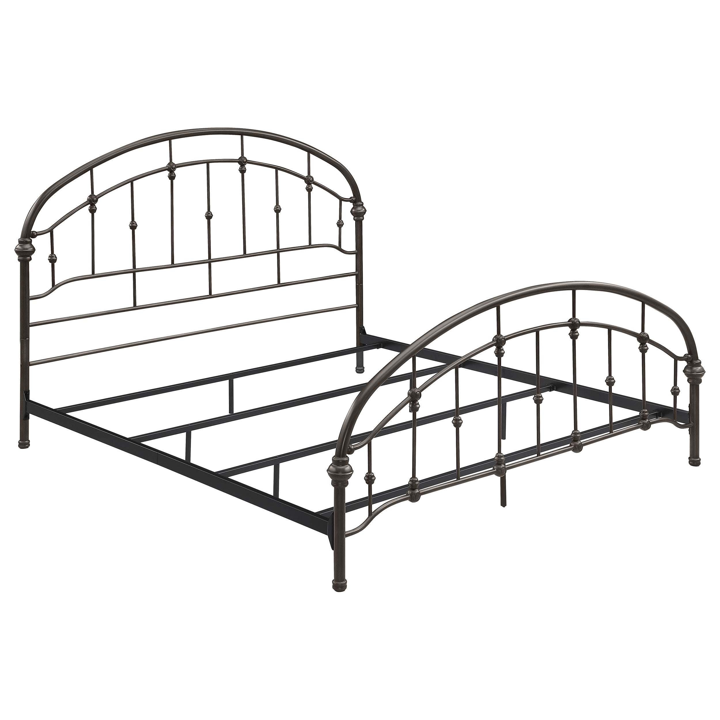 Rowan Metal  Open Frame Bed Dark Bronze