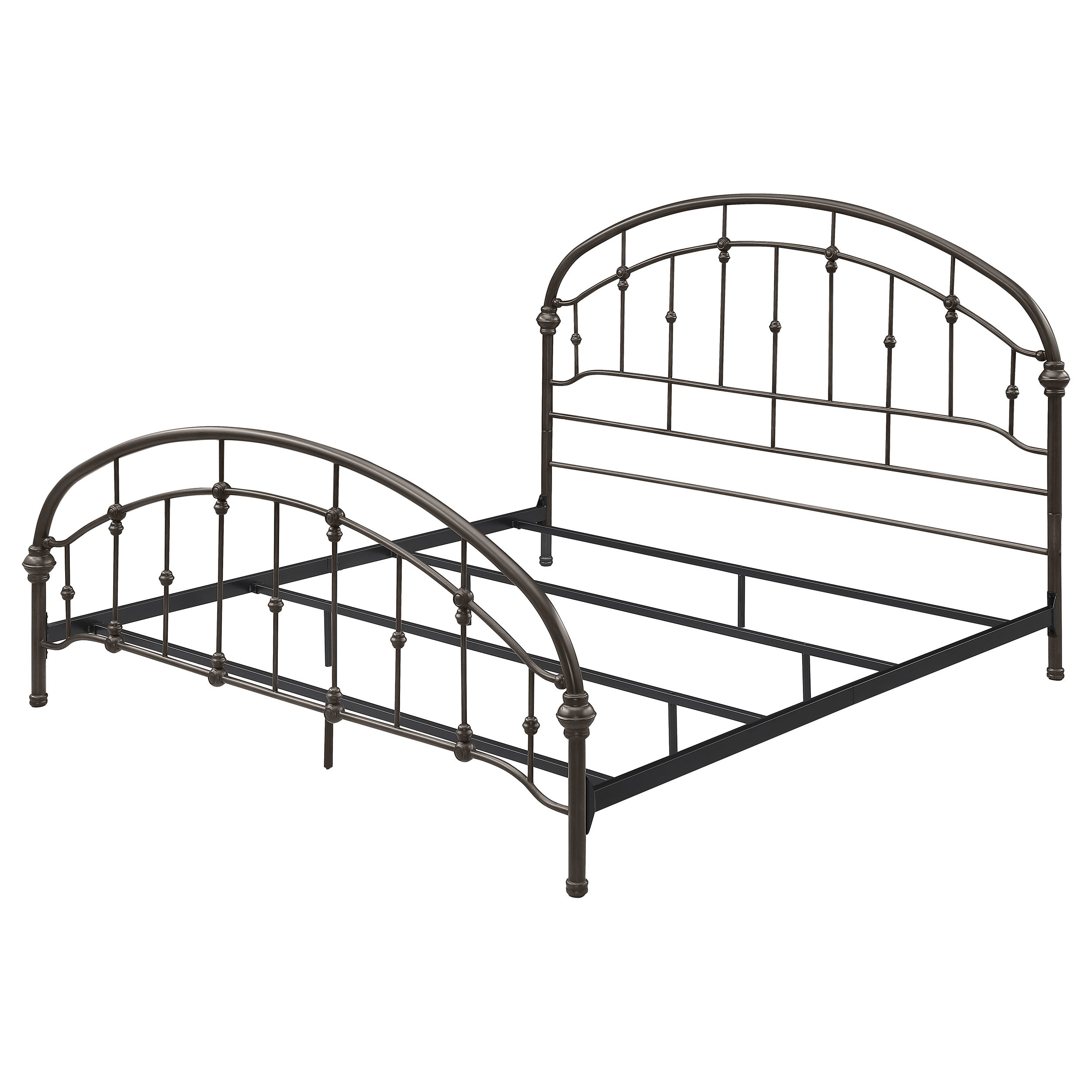Rowan Metal  Open Frame Bed Dark Bronze