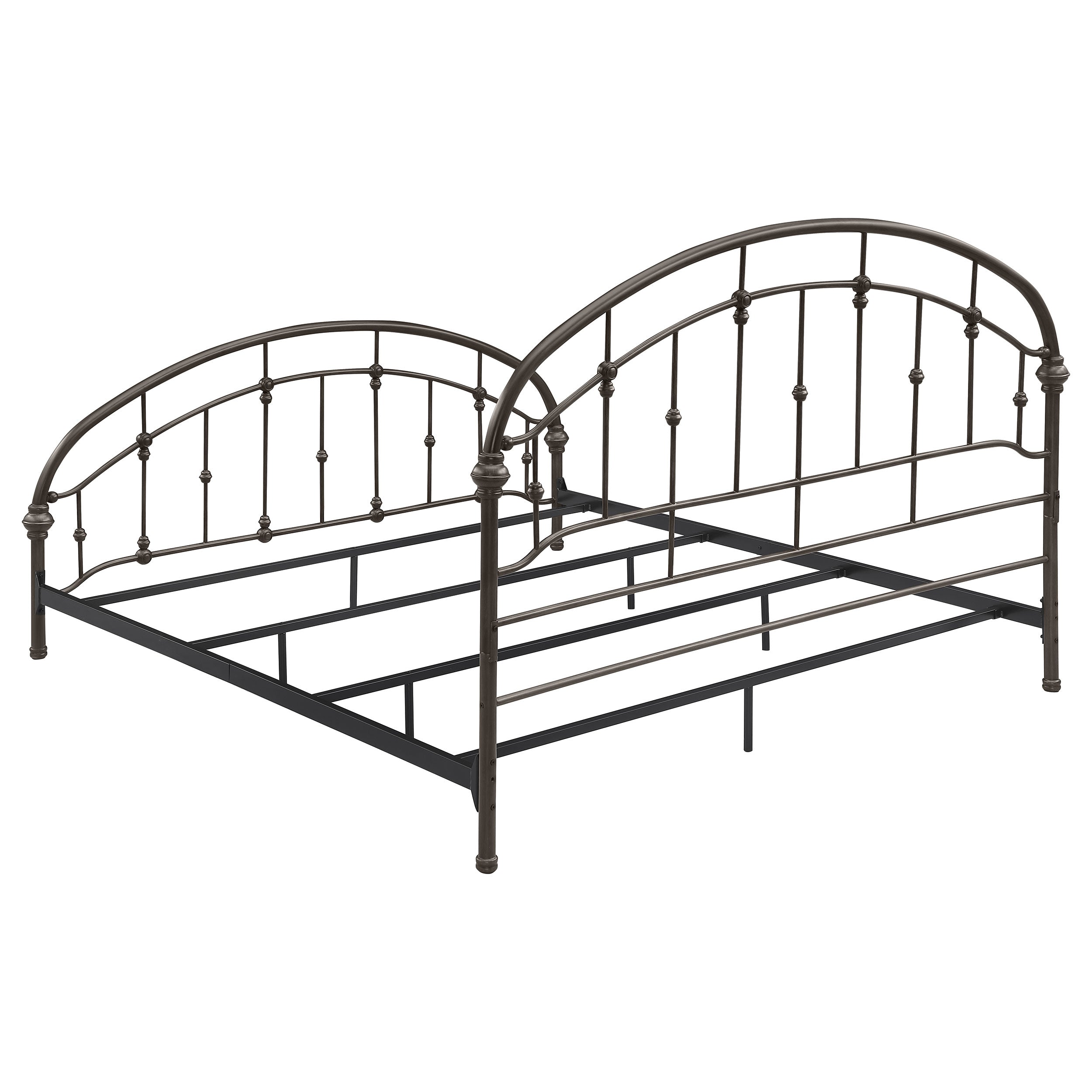 Rowan Metal  Open Frame Bed Dark Bronze