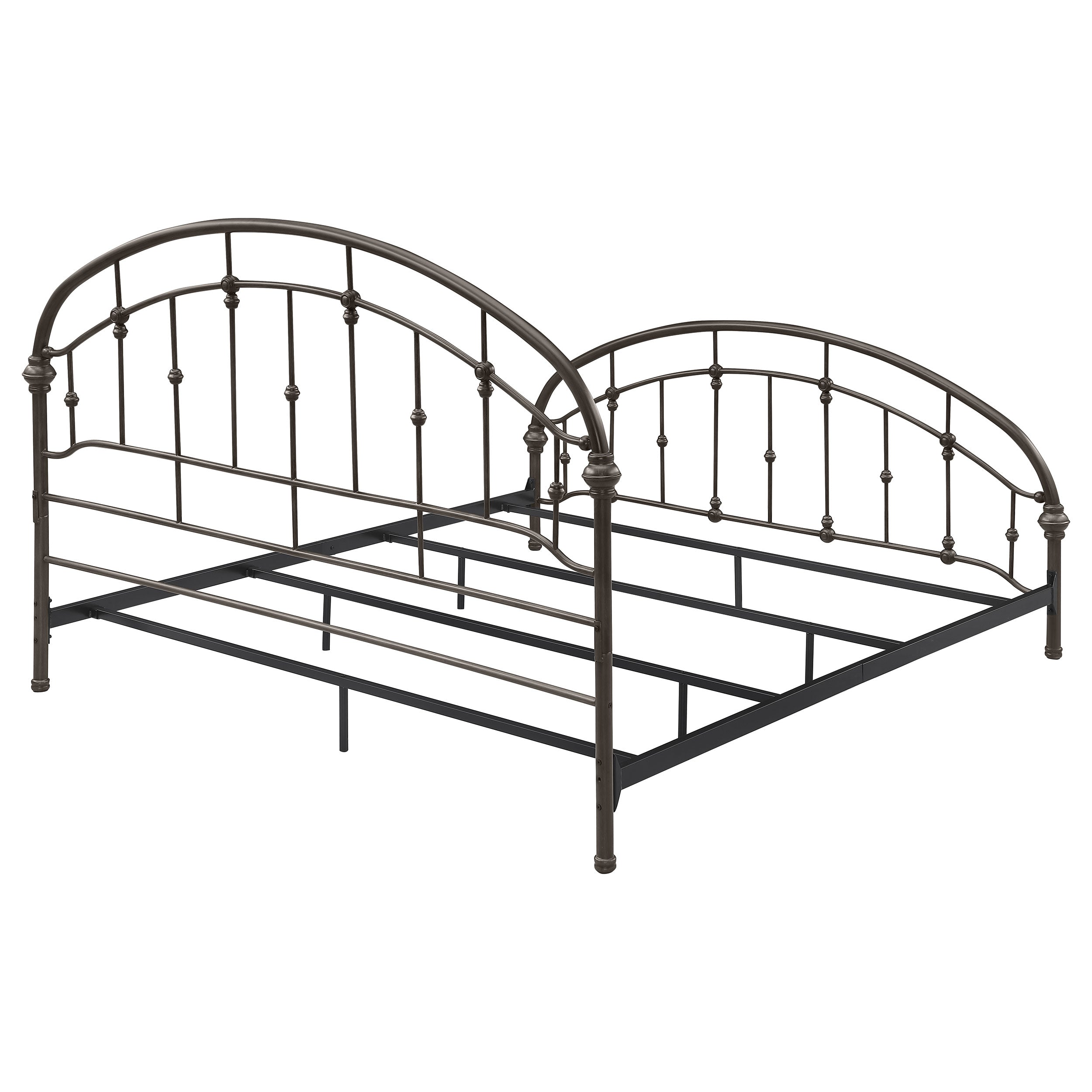 Rowan Metal  Open Frame Bed Dark Bronze