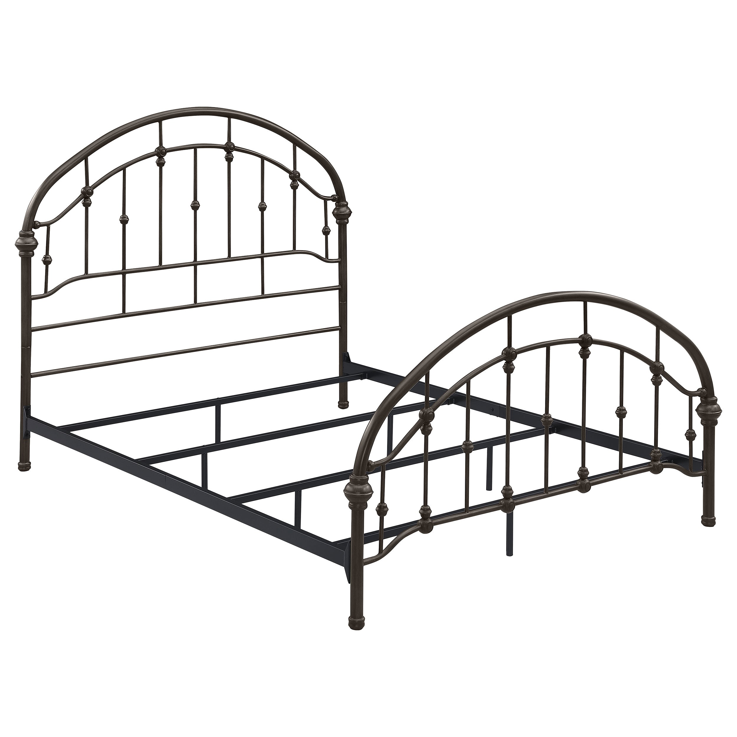 Rowan Metal  Open Frame Bed Dark Bronze