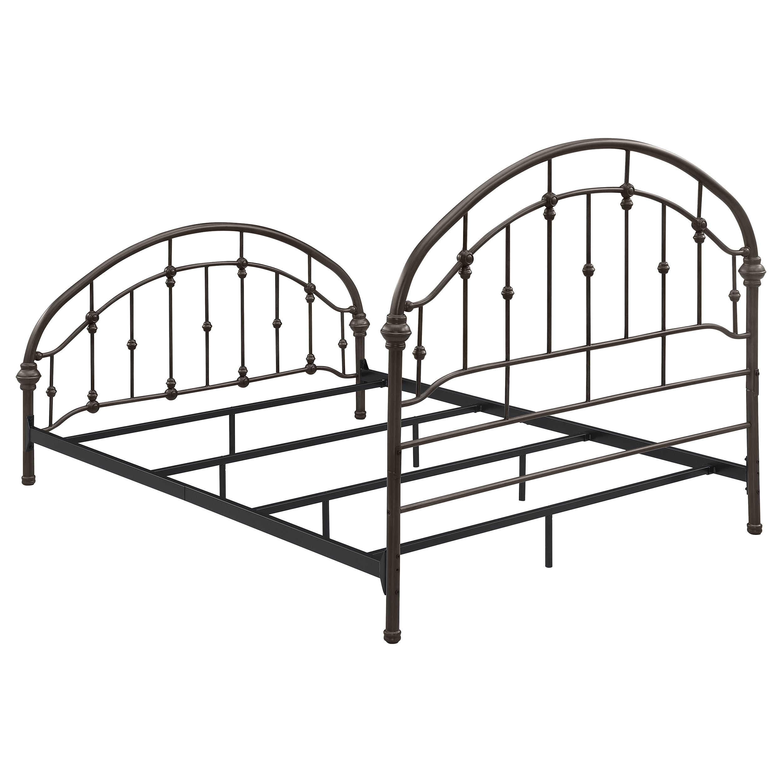 Rowan Metal  Open Frame Bed Dark Bronze