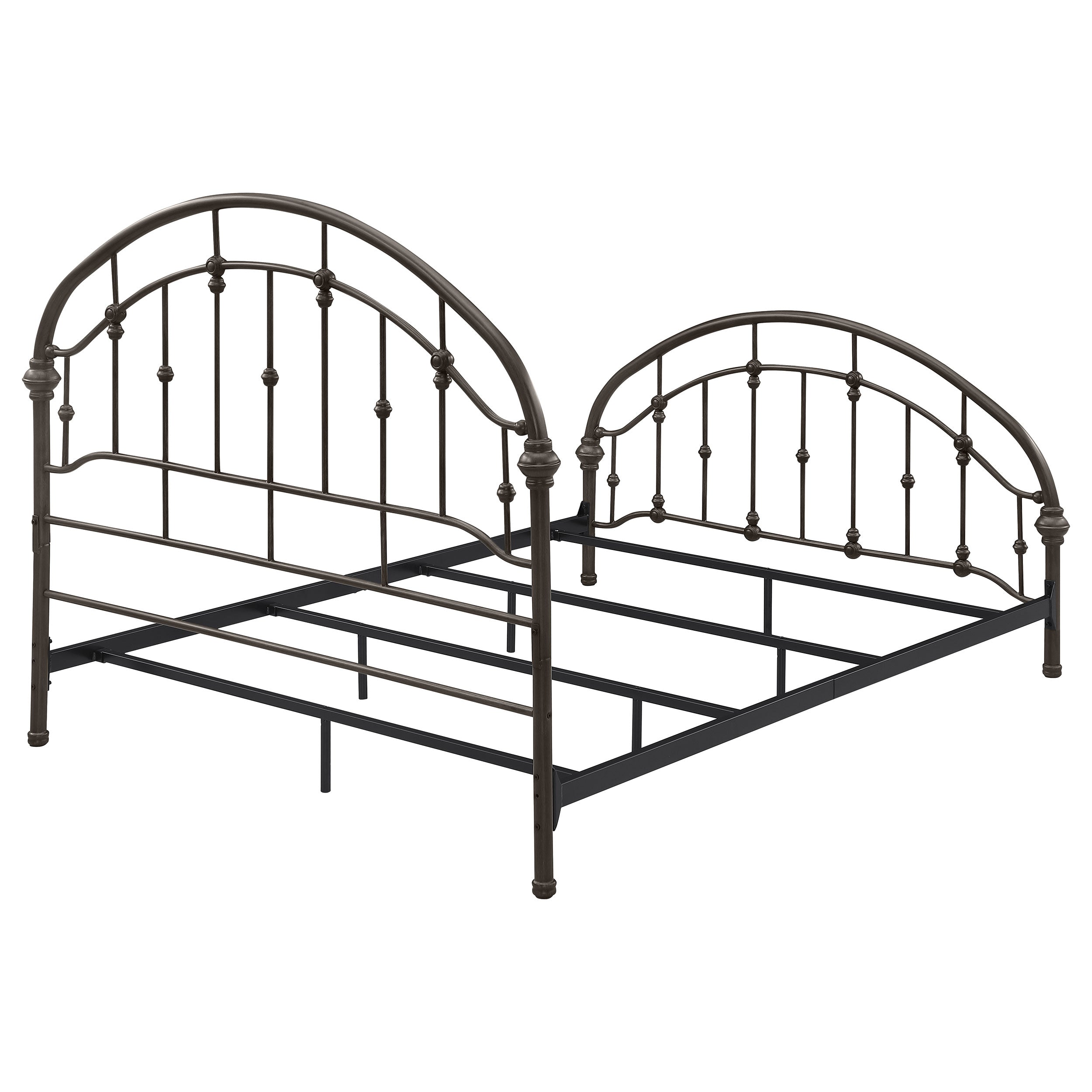 Rowan Metal  Open Frame Bed Dark Bronze
