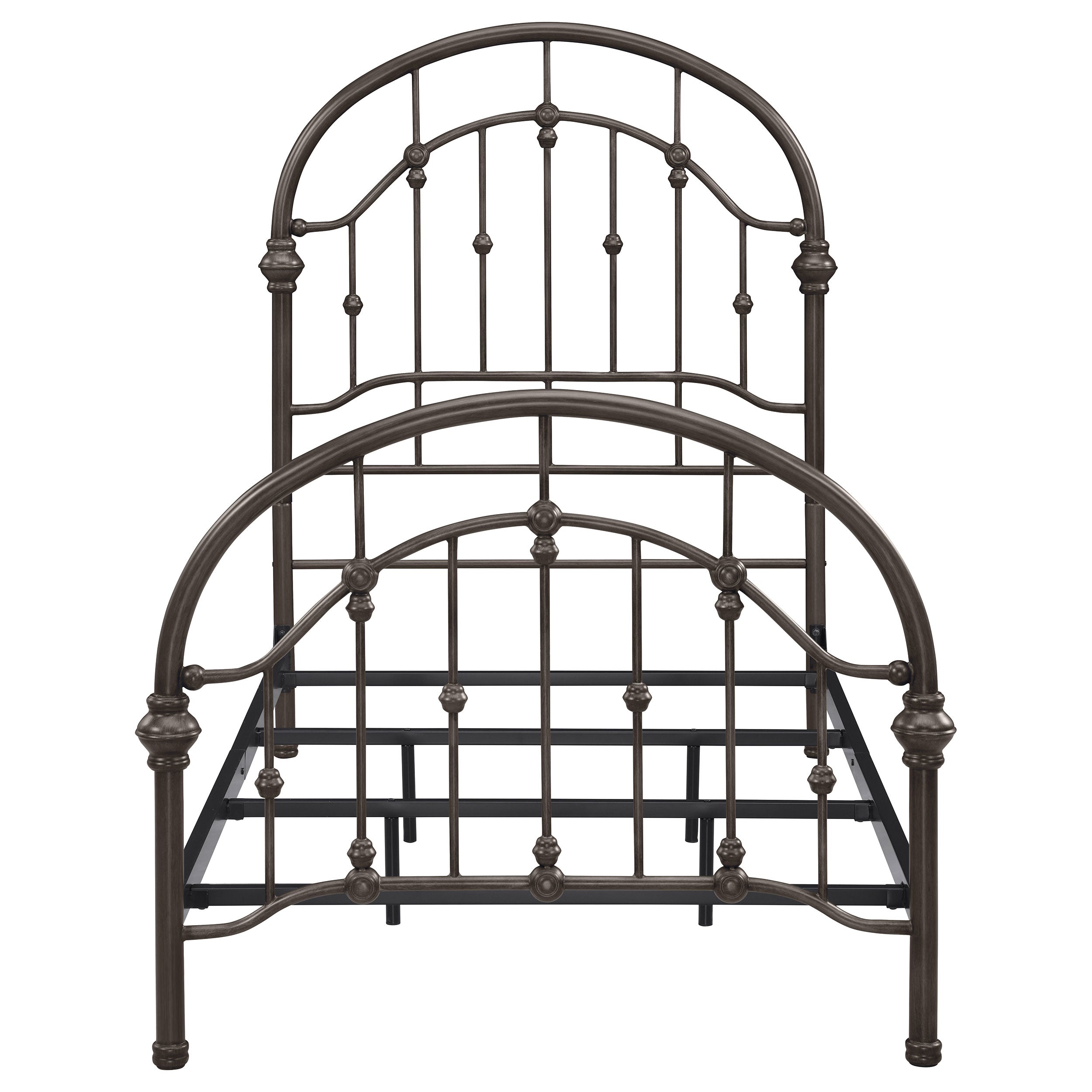 Rowan Metal  Open Frame Bed Dark Bronze