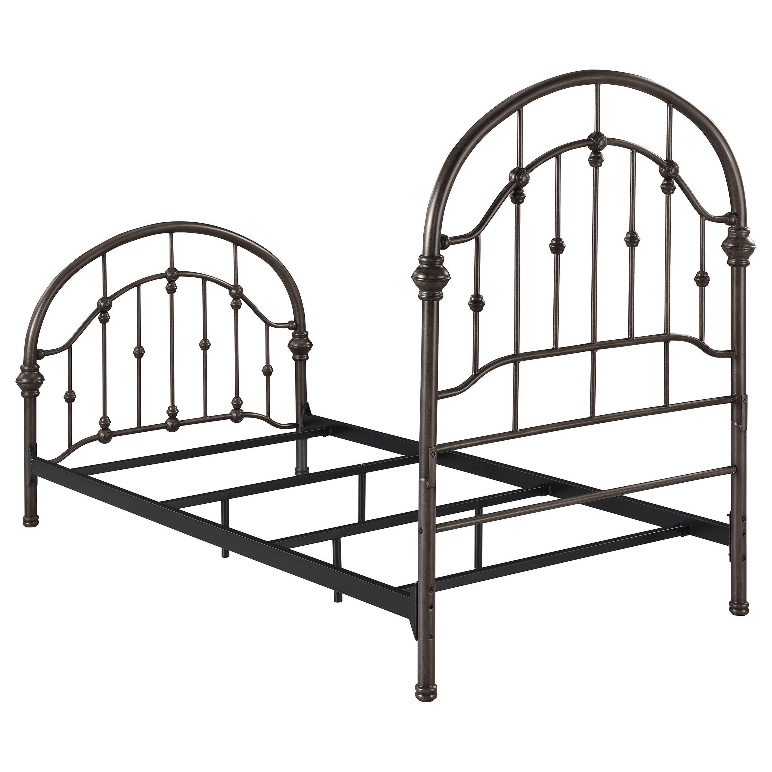 Rowan Metal  Open Frame Bed Dark Bronze