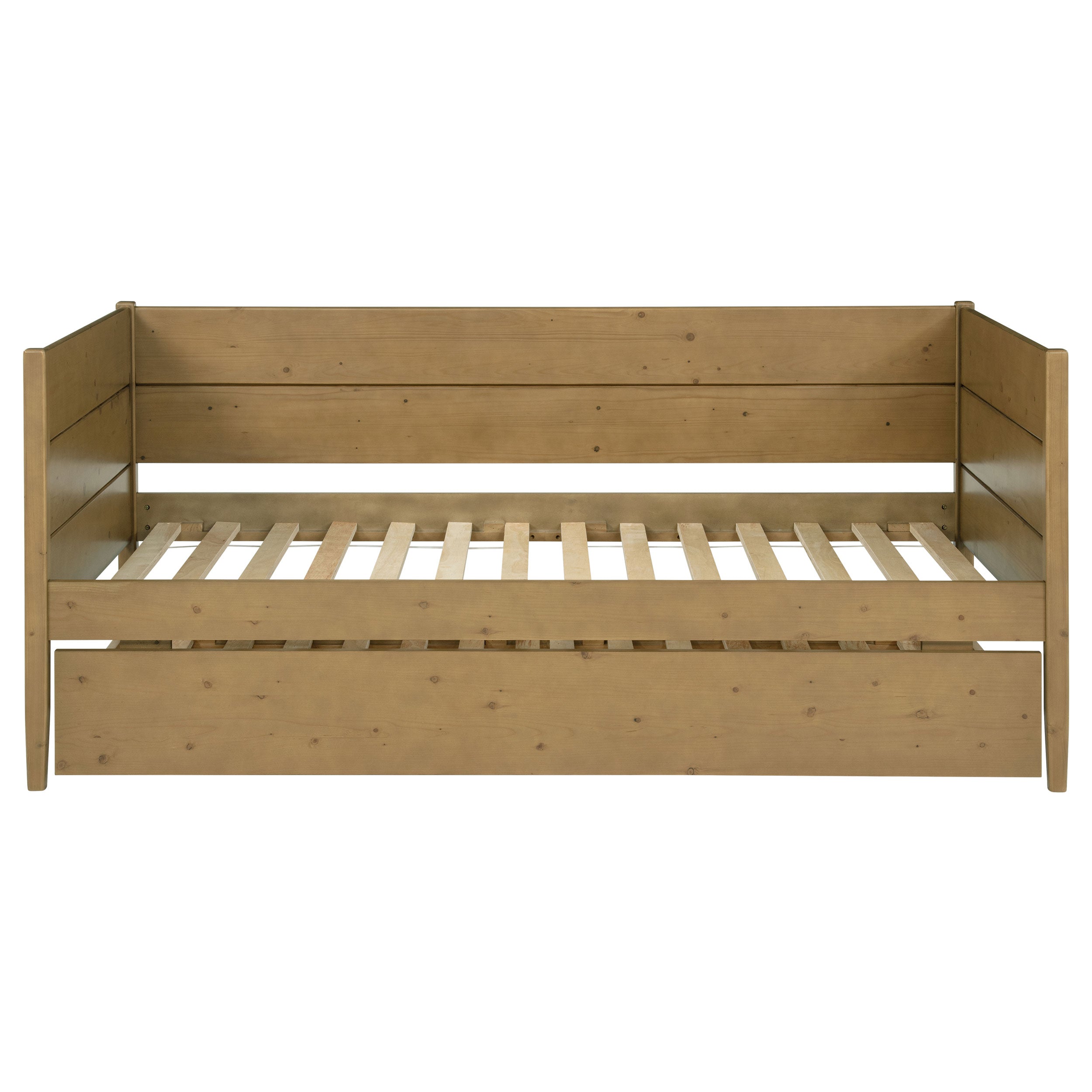 Calinda Wood  Daybed With Trundle Natural