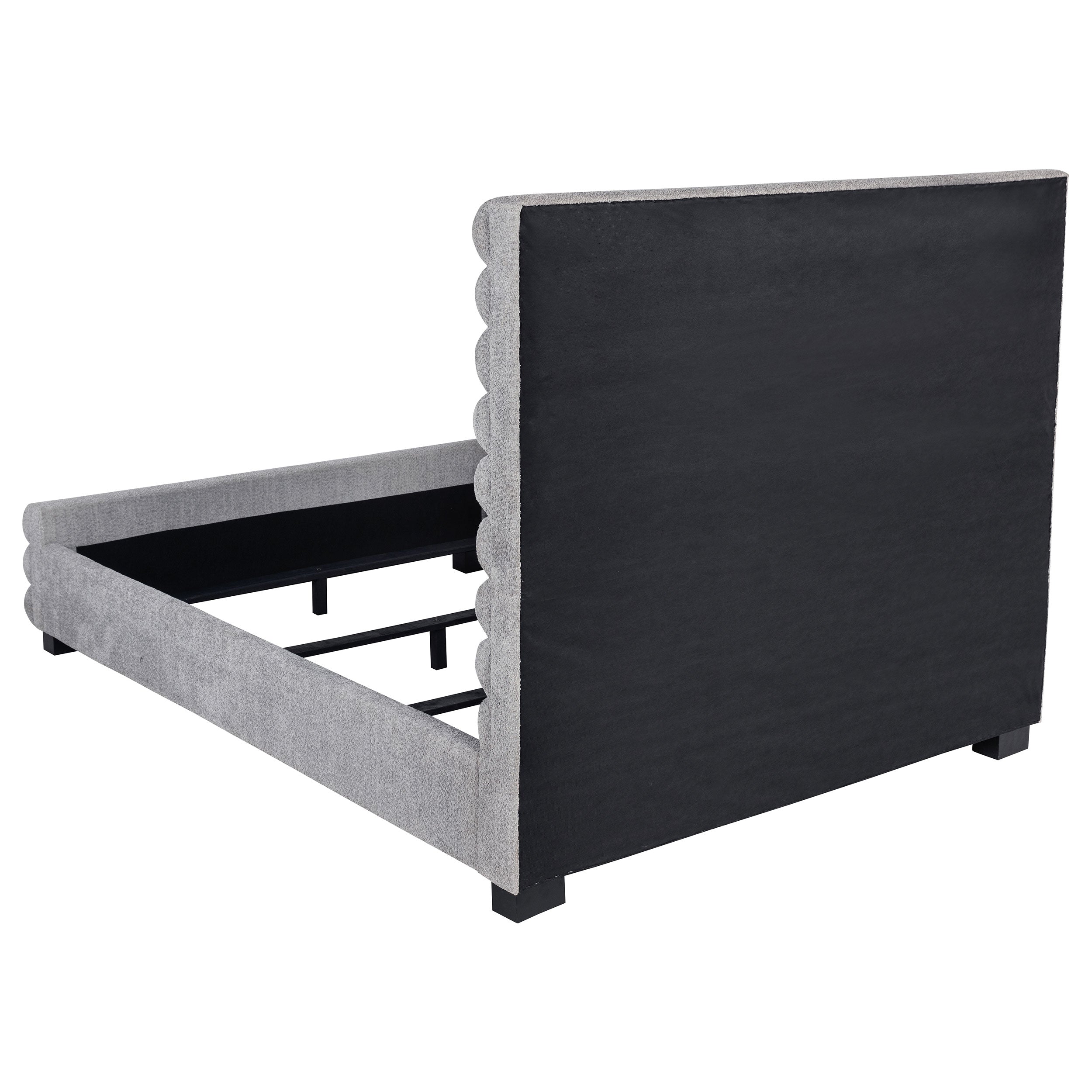 Patricia 58-inch Boucle Upholstered  Bed Grey