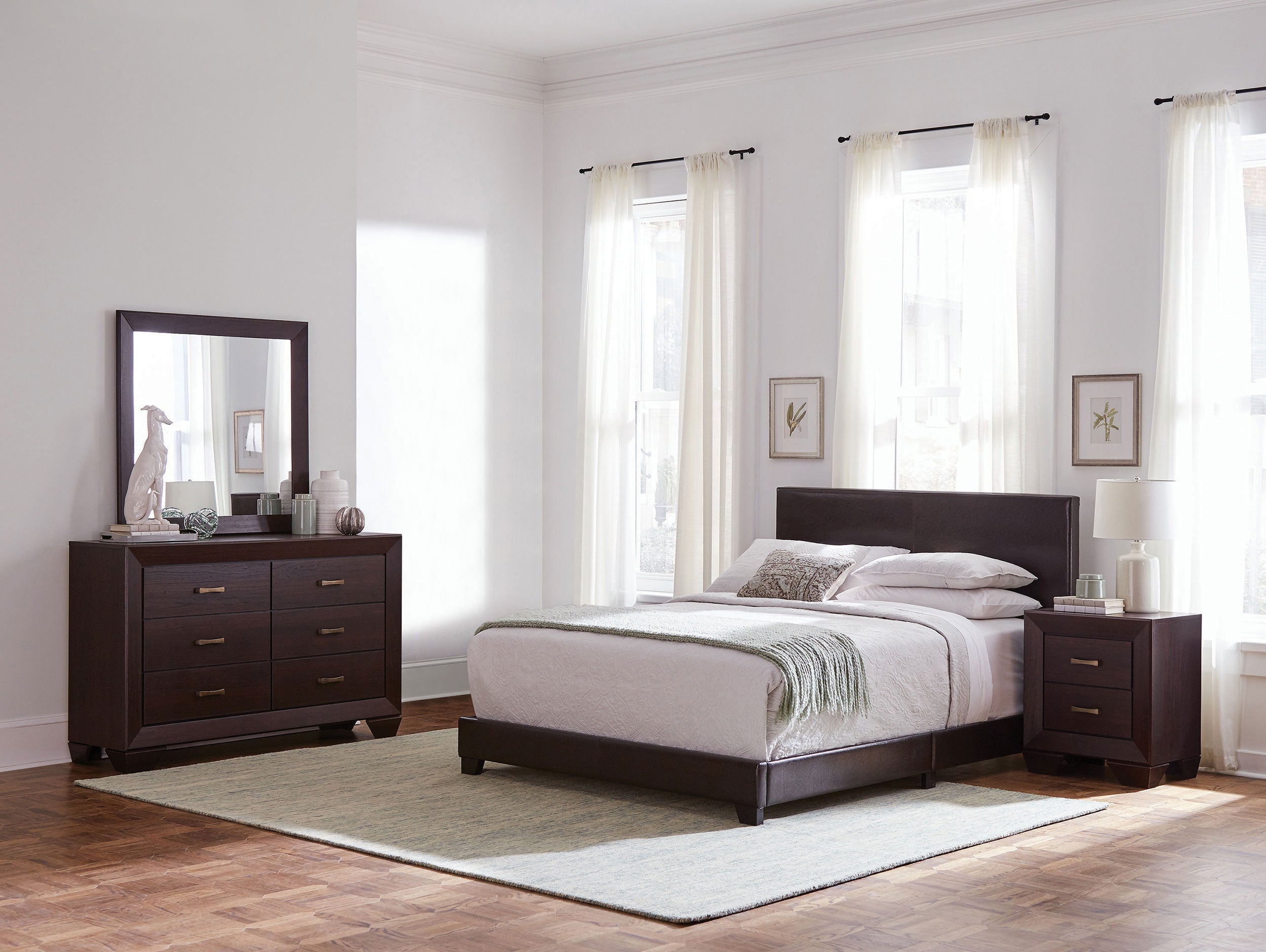 Dorian Bedroom Set Dark Cocoa