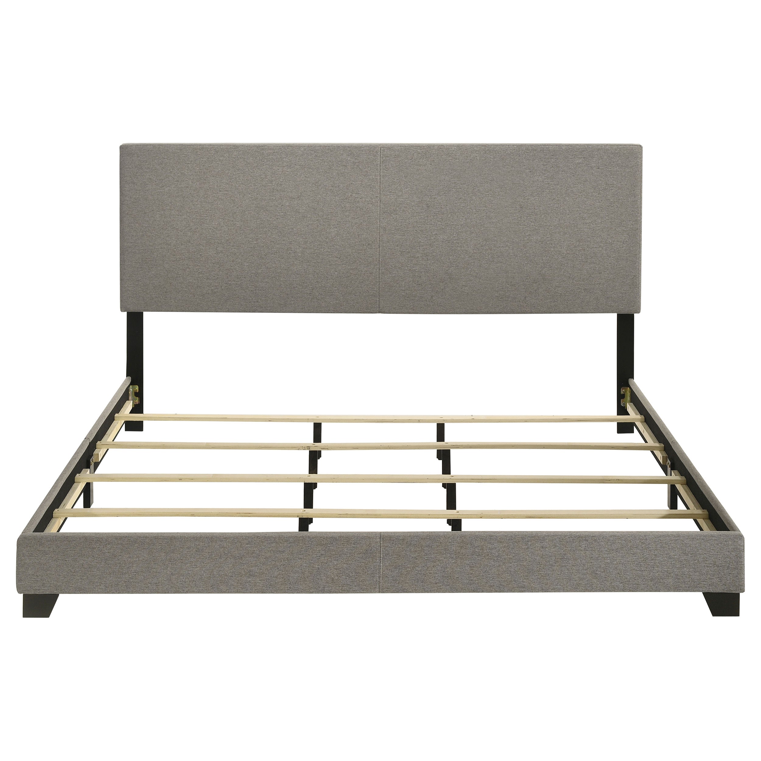 Dorian Fabric Upholstered Panel Bed Taupe