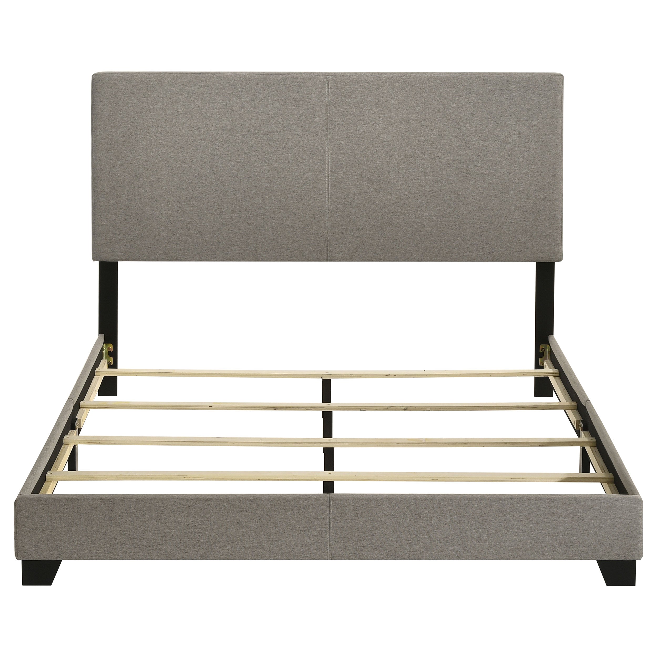 Dorian Fabric Upholstered Panel Bed Taupe