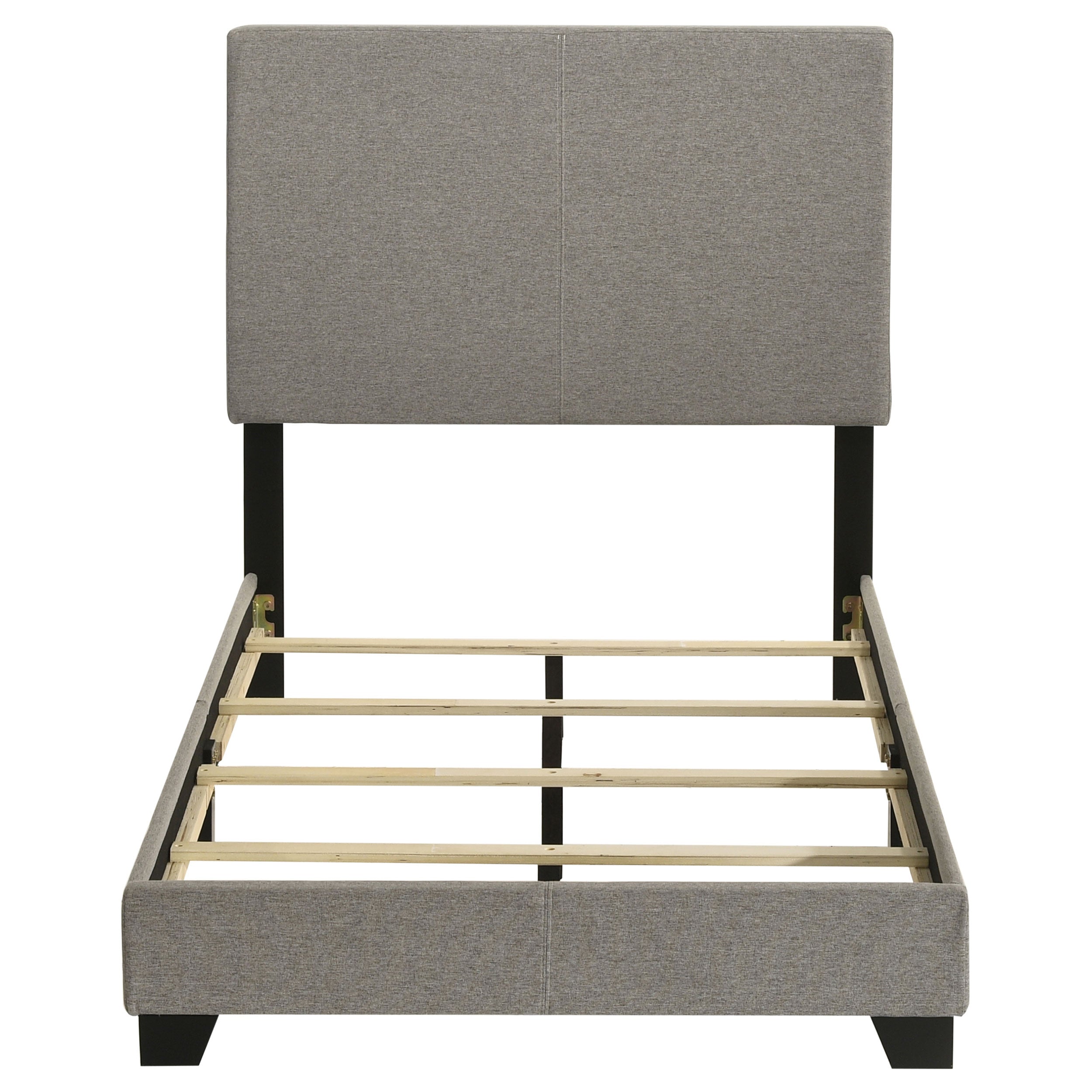 Dorian Fabric Upholstered Panel Bed Taupe