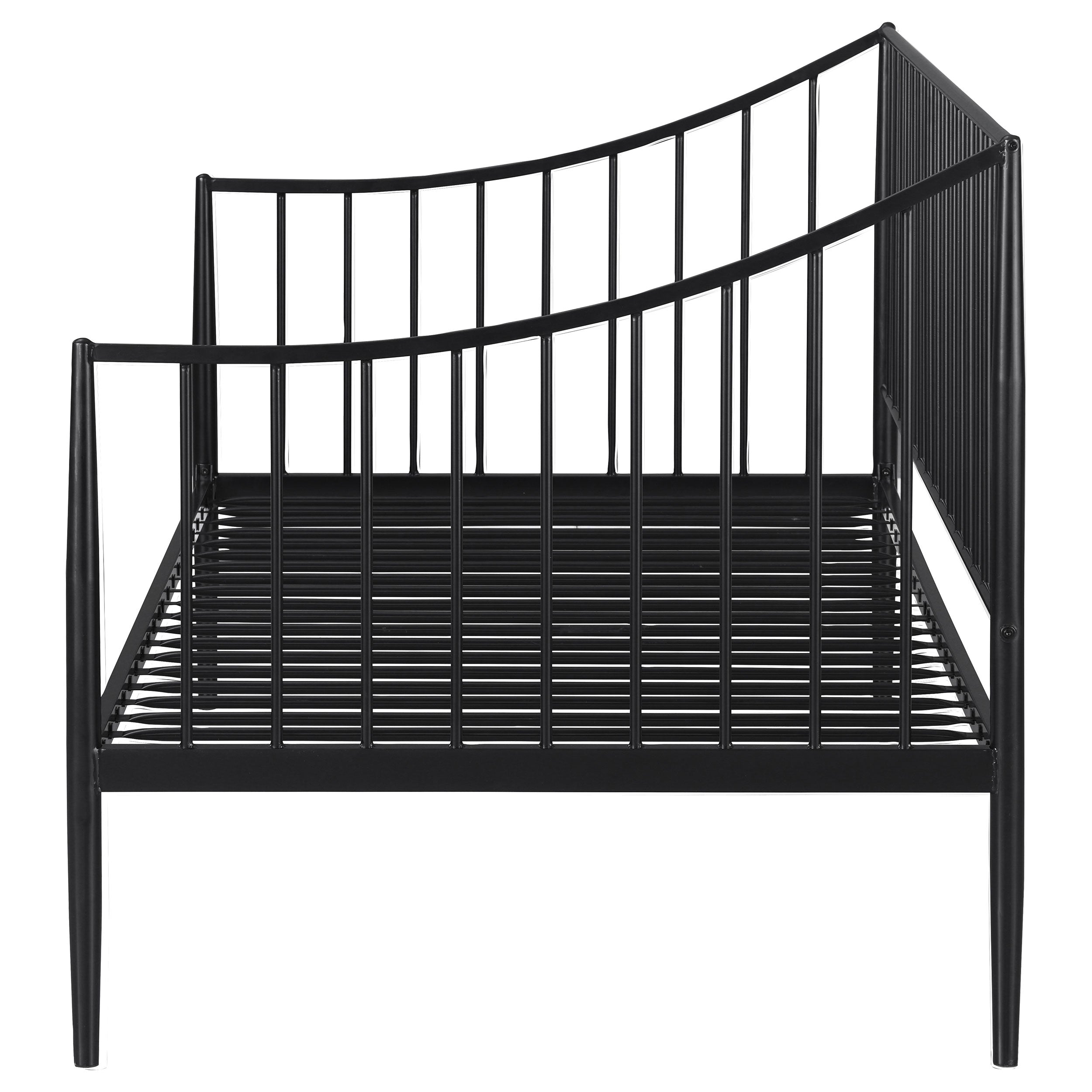 Newbury Metal  Daybed Bed Frame Matte Black