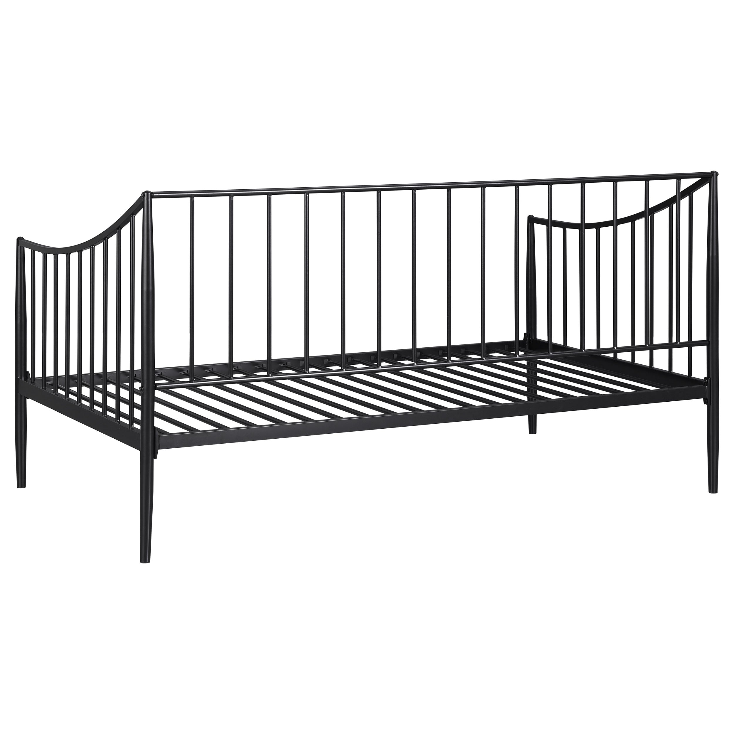 Newbury Metal  Daybed Bed Frame Matte Black